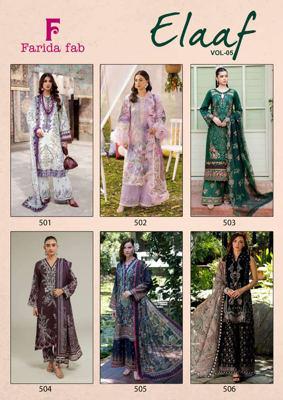 ELAAF VOL - 05 BY FARIDA FAB - 01 - 06