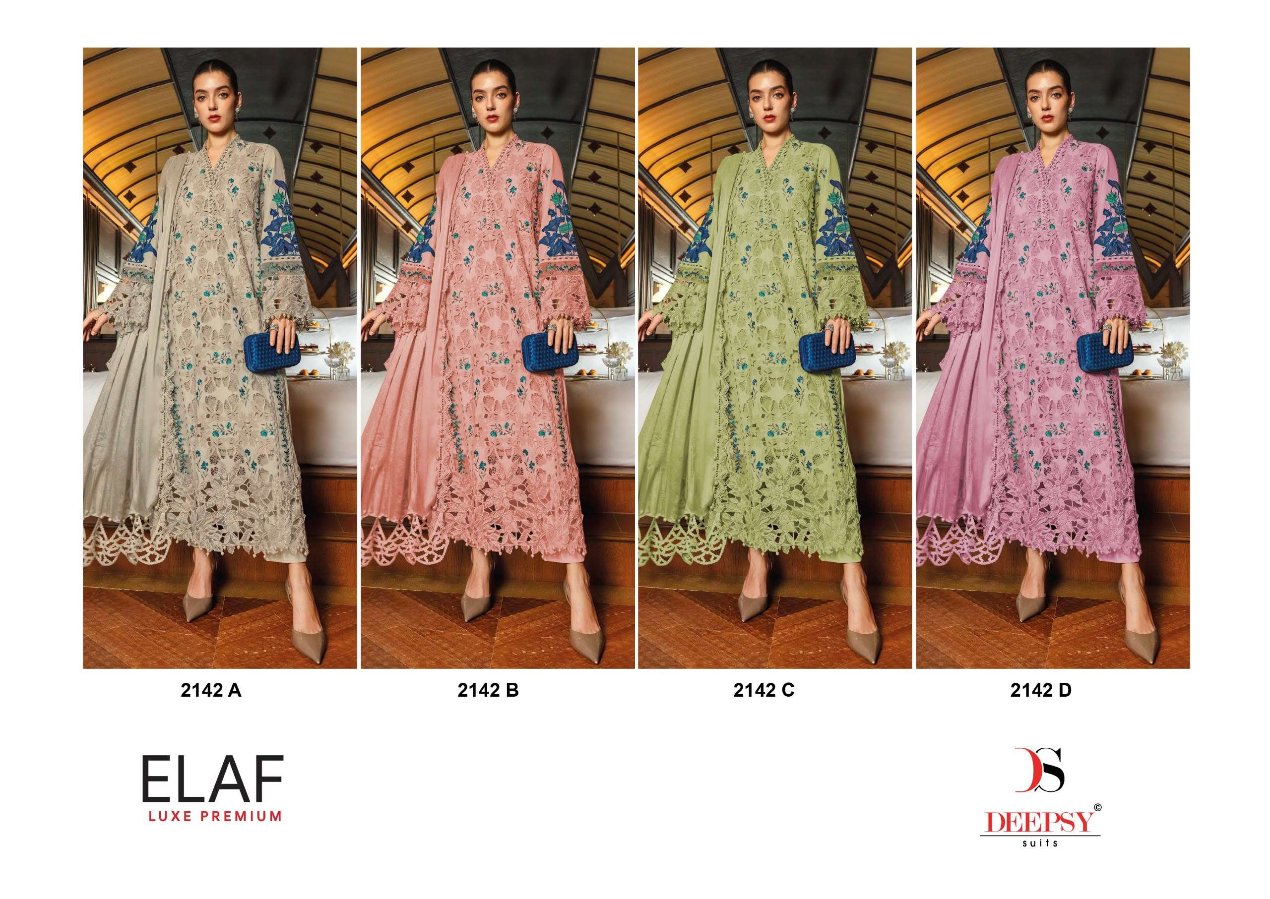 ELAF LUXE PREMIUM LUXURY LAWN BY DEEPSY SUITS - 01 - 04