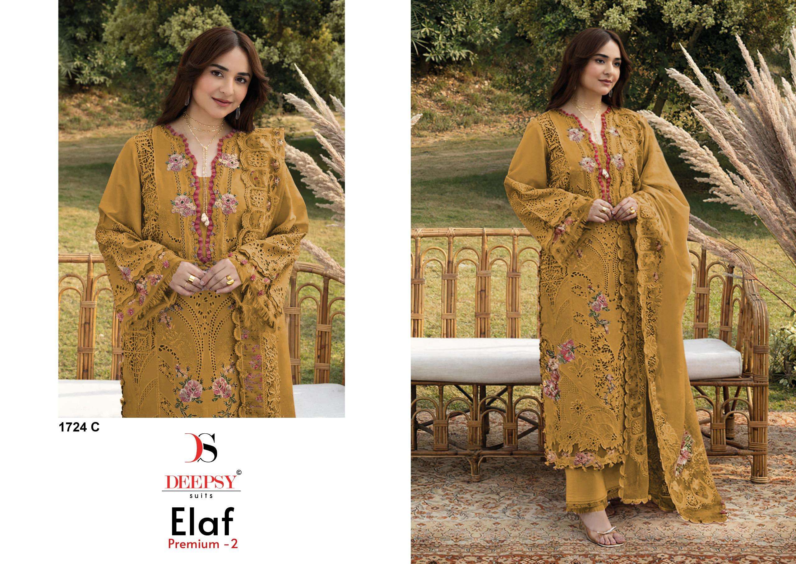 ELAF PREMIUM - 02 DESIGN NO. 1724 ABCDE BY DEEPSY SUITS - 03