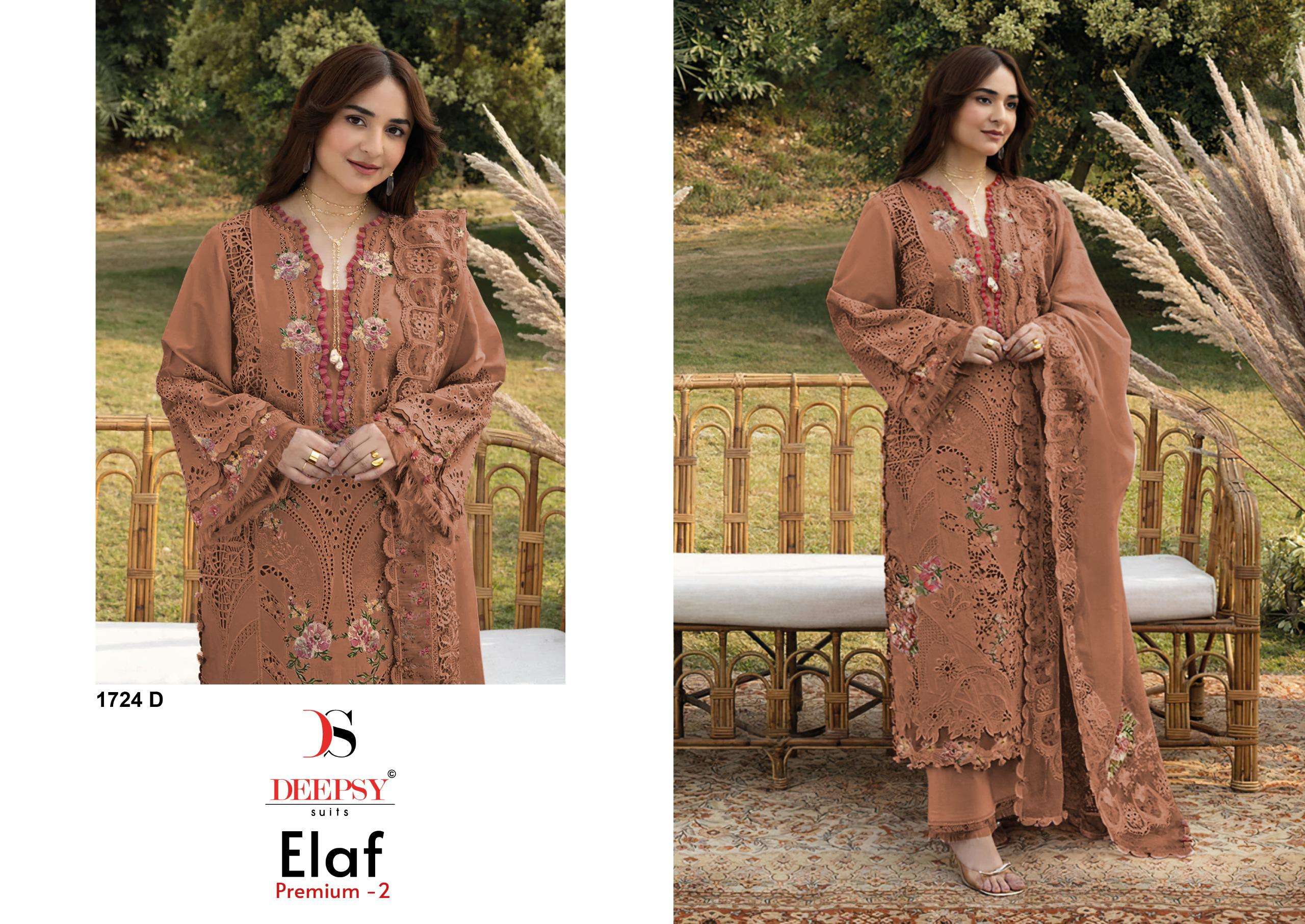 ELAF PREMIUM - 02 DESIGN NO. 1724 ABCDE BY DEEPSY SUITS - 04