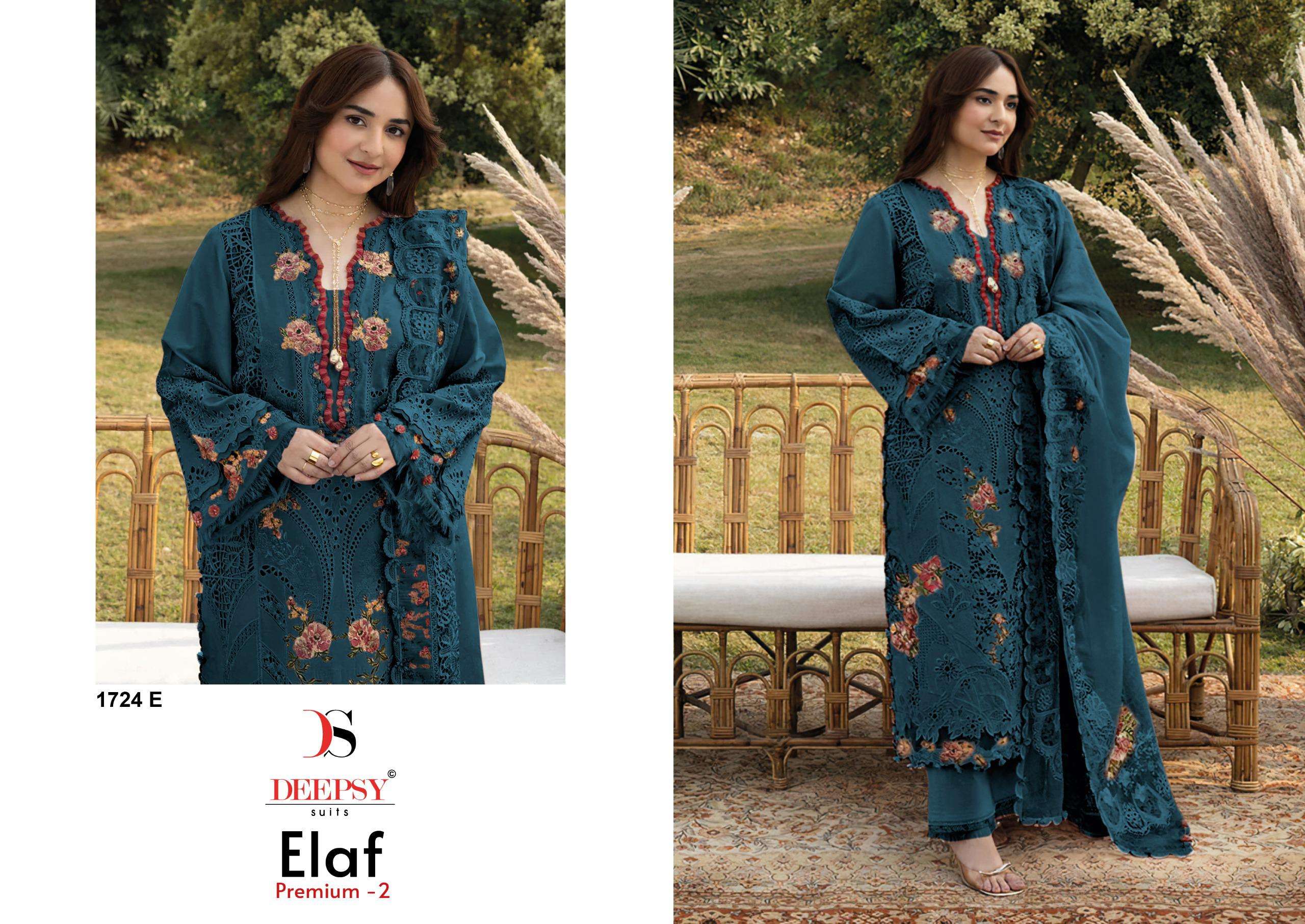 ELAF PREMIUM - 02 DESIGN NO. 1724 ABCDE BY DEEPSY SUITS - 05