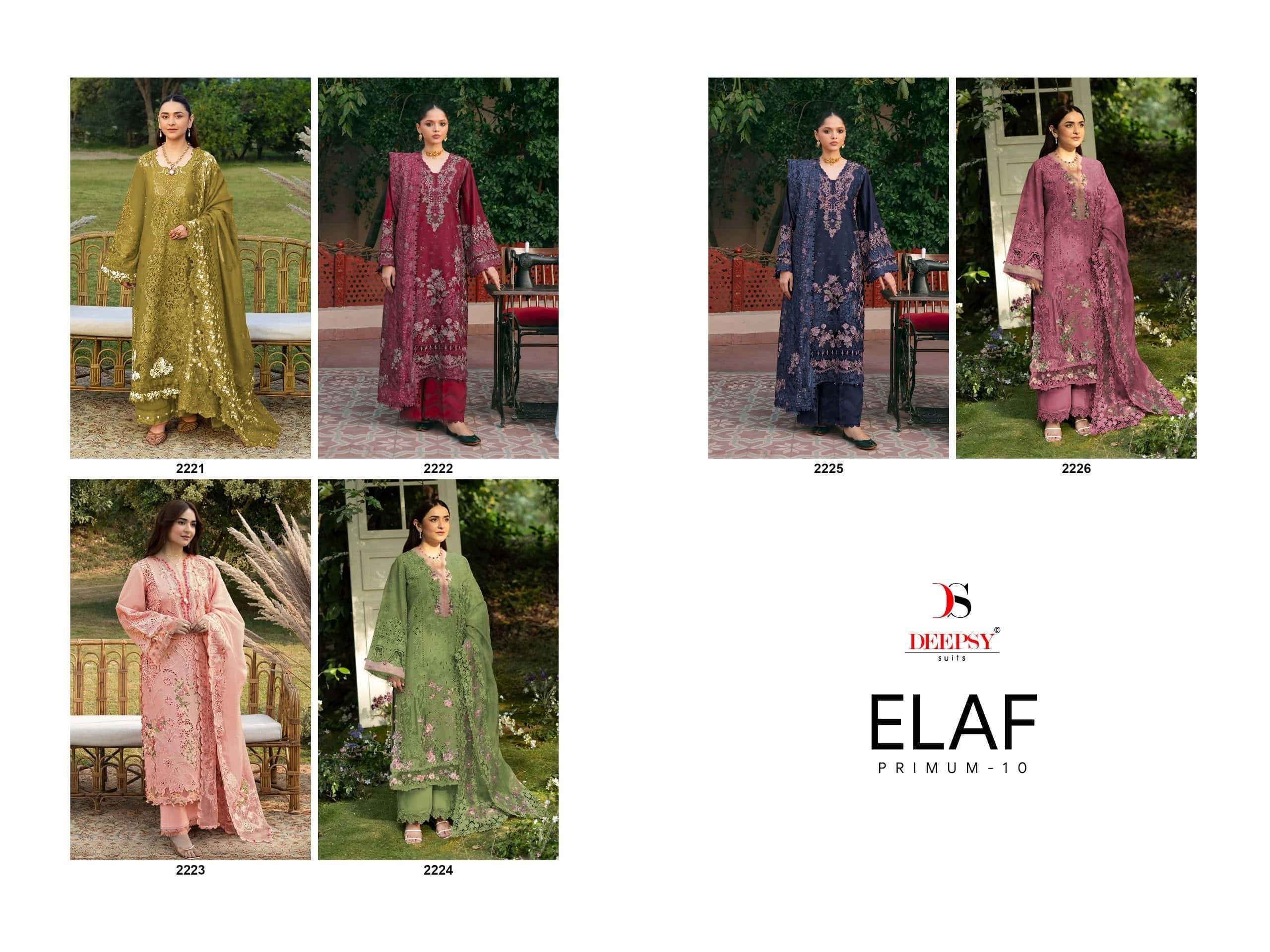 ELAF PREMIUM - 10 LUXURY LAWN BY DEEPSY SUITS - 01 - 06