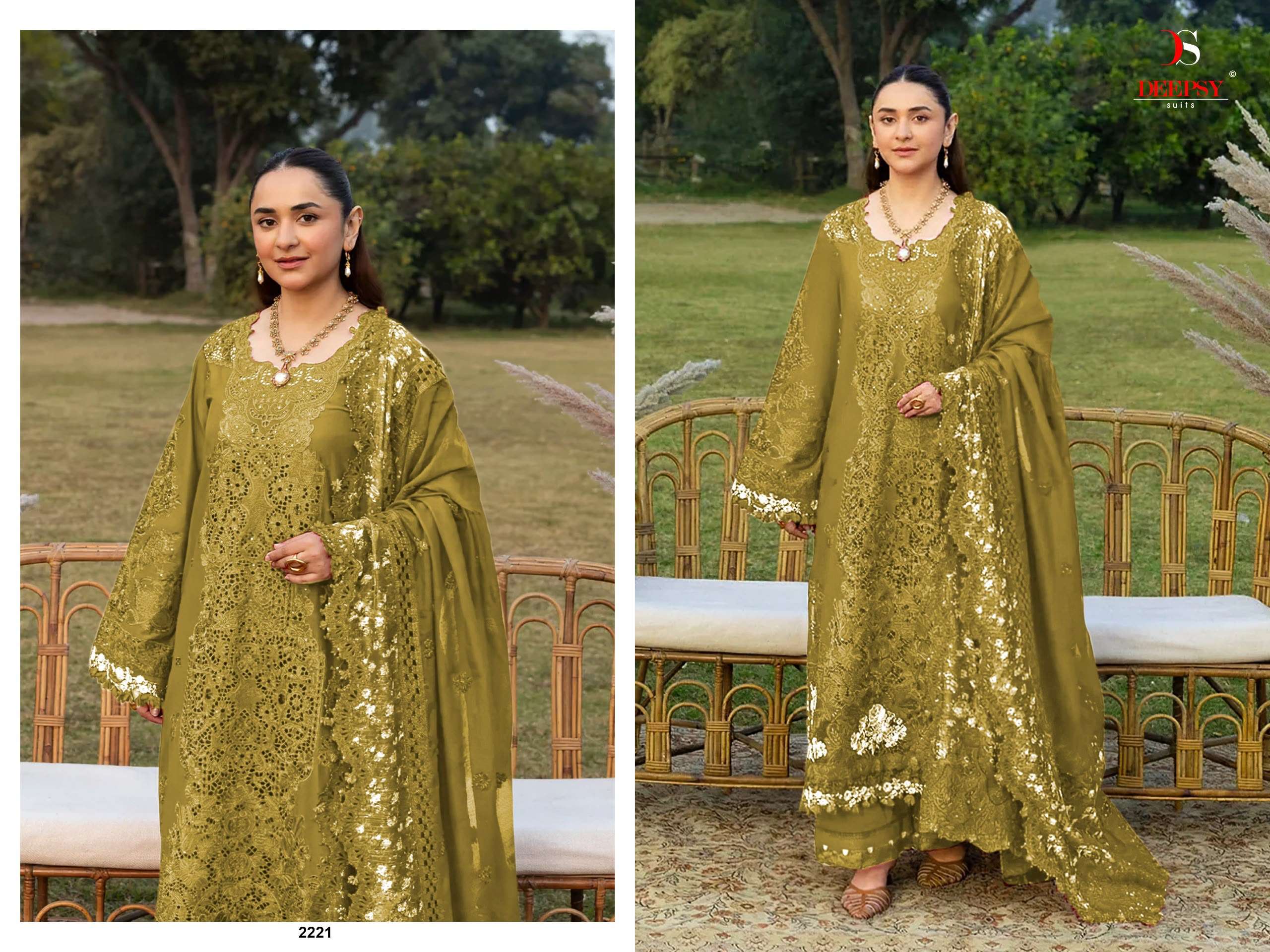 ELAF PREMIUM - 10 LUXURY LAWN BY DEEPSY SUITS - 01