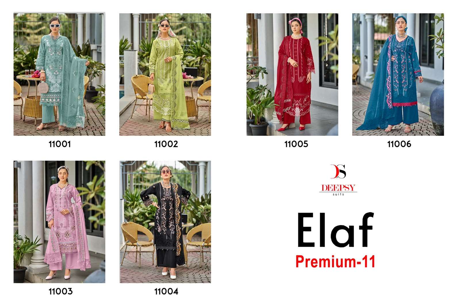 ELAF PREMIUM - 11 LUXURY LAWN BY DEEPSY SUITS - 01 - 06