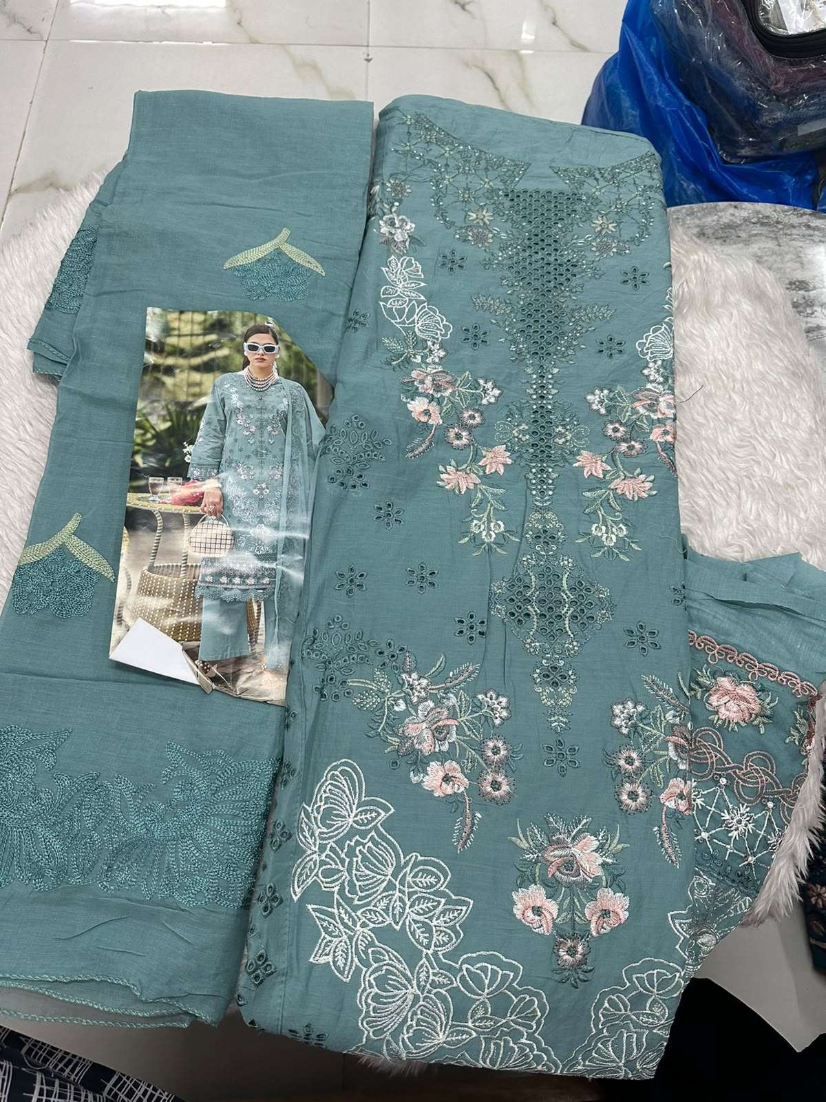 Falah Premium Cotton Colleciton Code - 50185 By Falah Designer Suits - 02