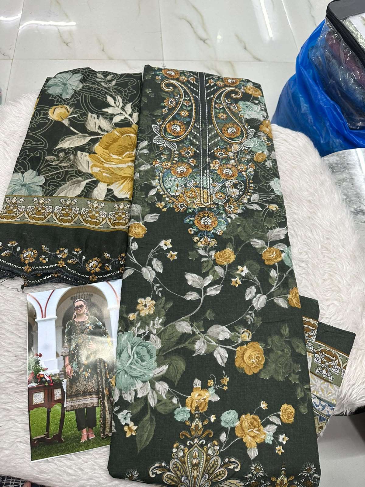 Falah Premium Cotton Colleciton Code - 50186 By Falah Designer Suits - 02