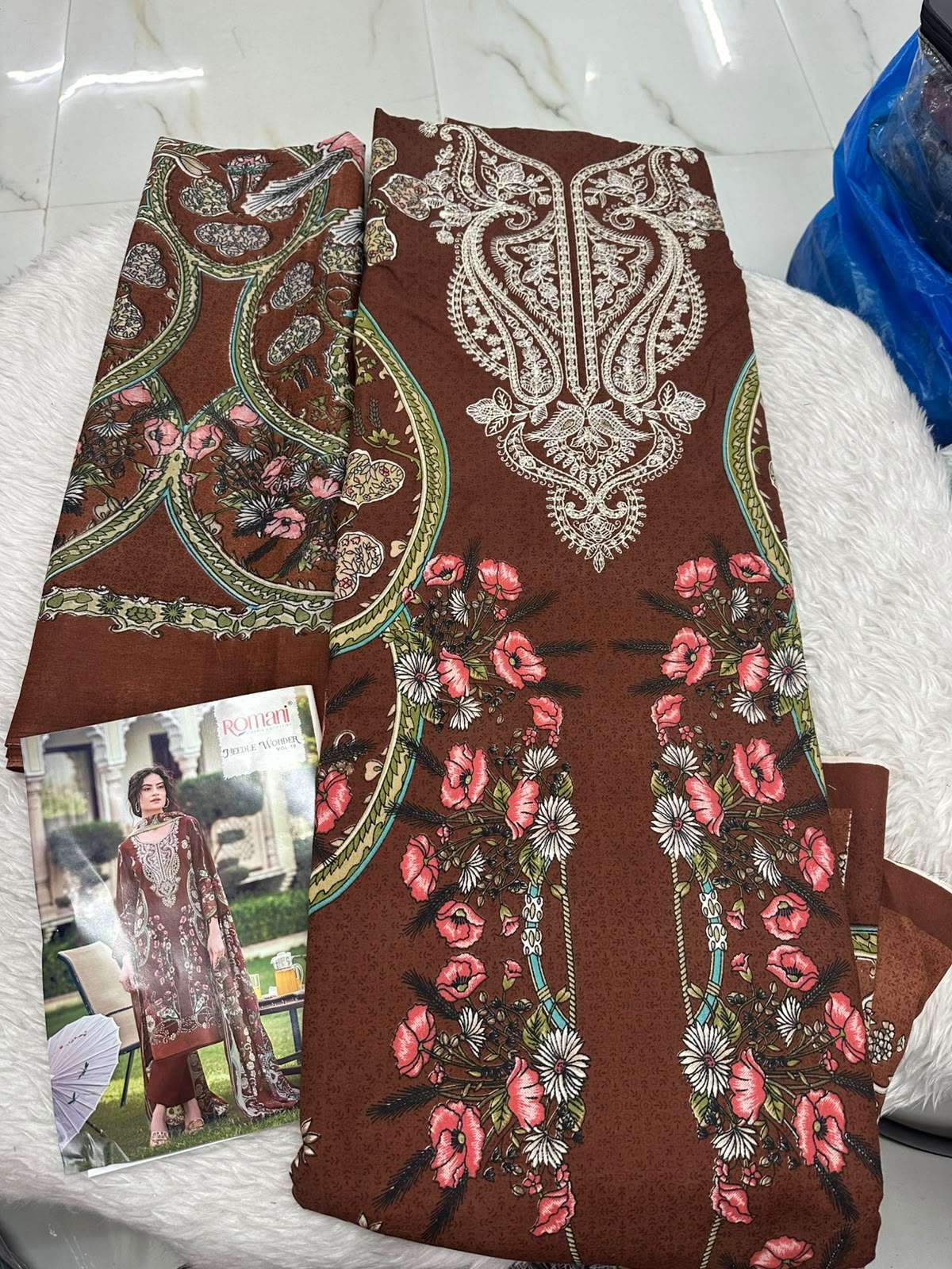 Falah Premium Cotton Colleciton Code - 50186 By Falah Designer Suits - 04