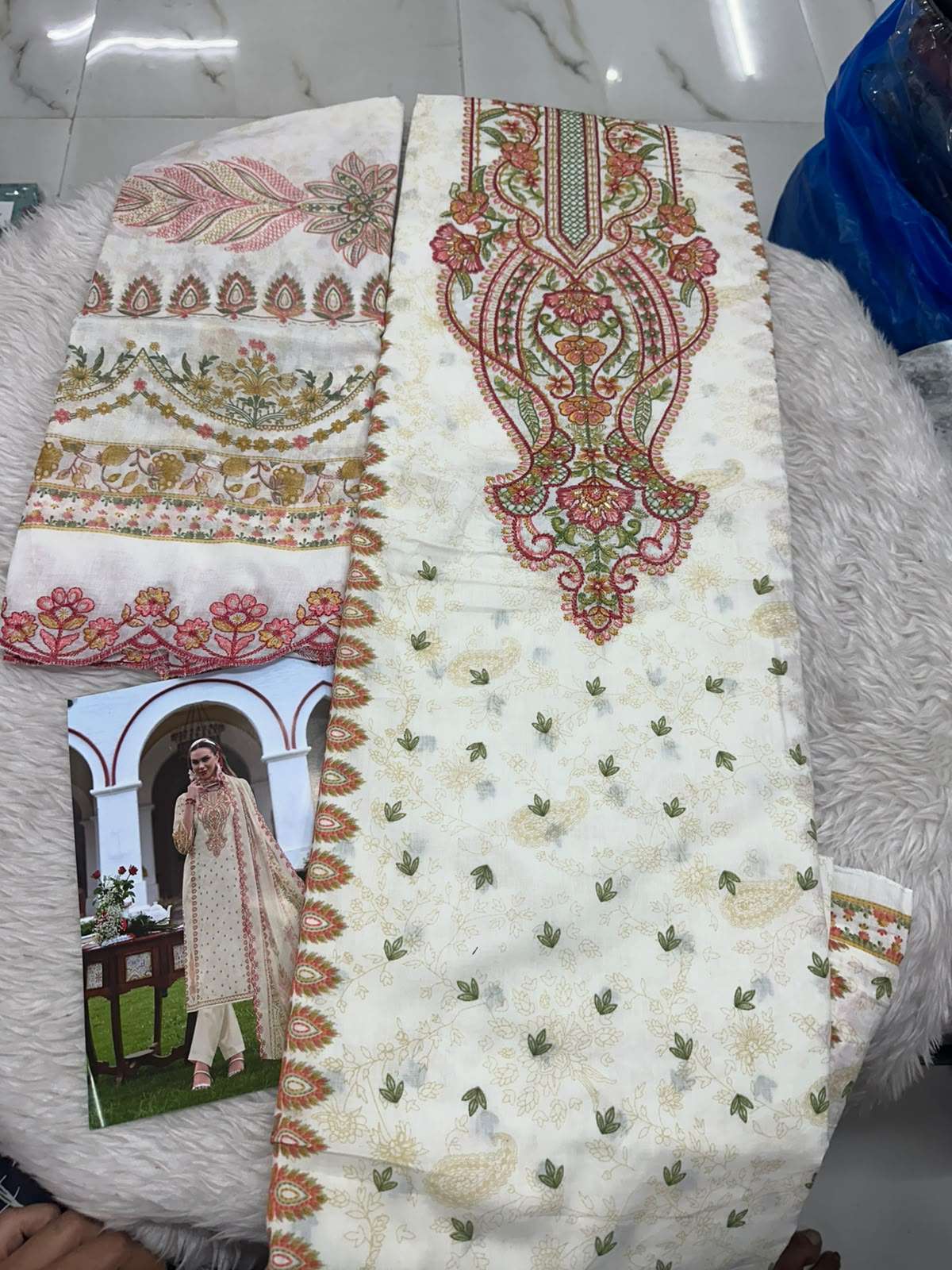 Falah Premium Cotton Colleciton Code - 50186 By Falah Designer Suits - 05