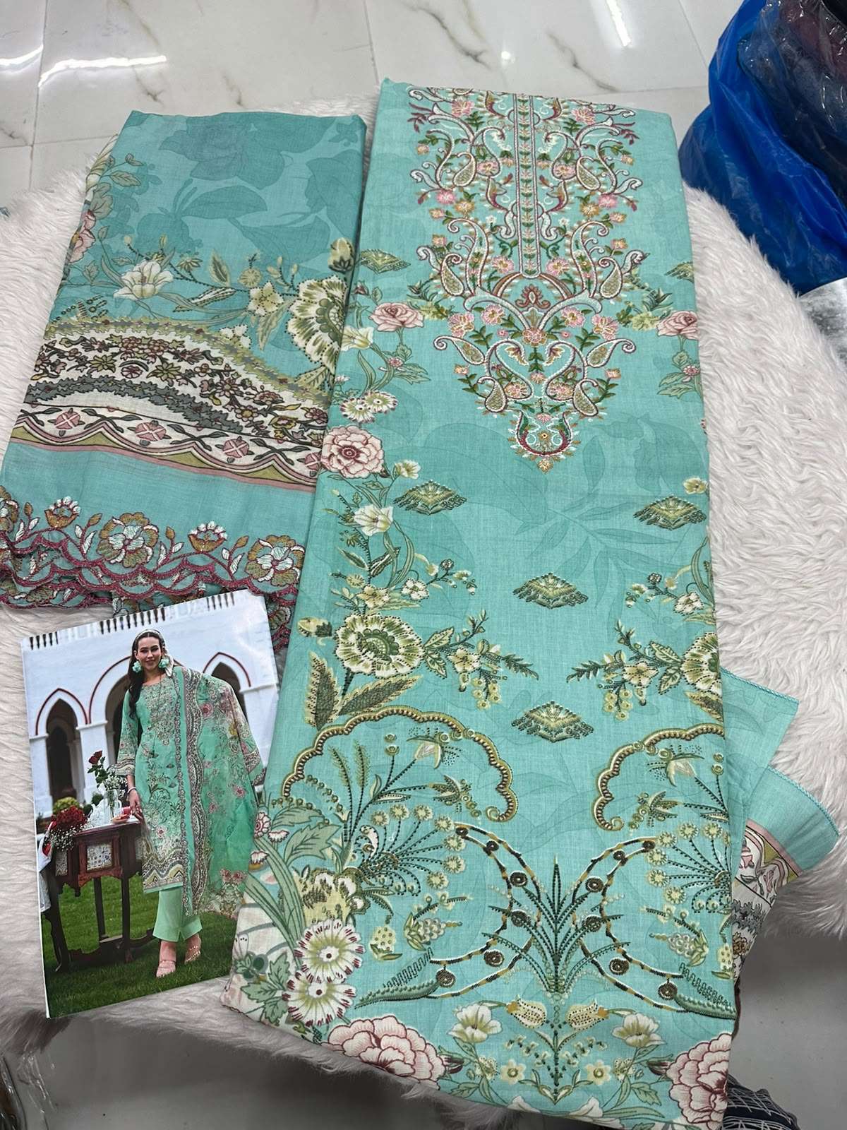 Falah Premium Cotton Colleciton Code - 50186 By Falah Designer Suits - 06