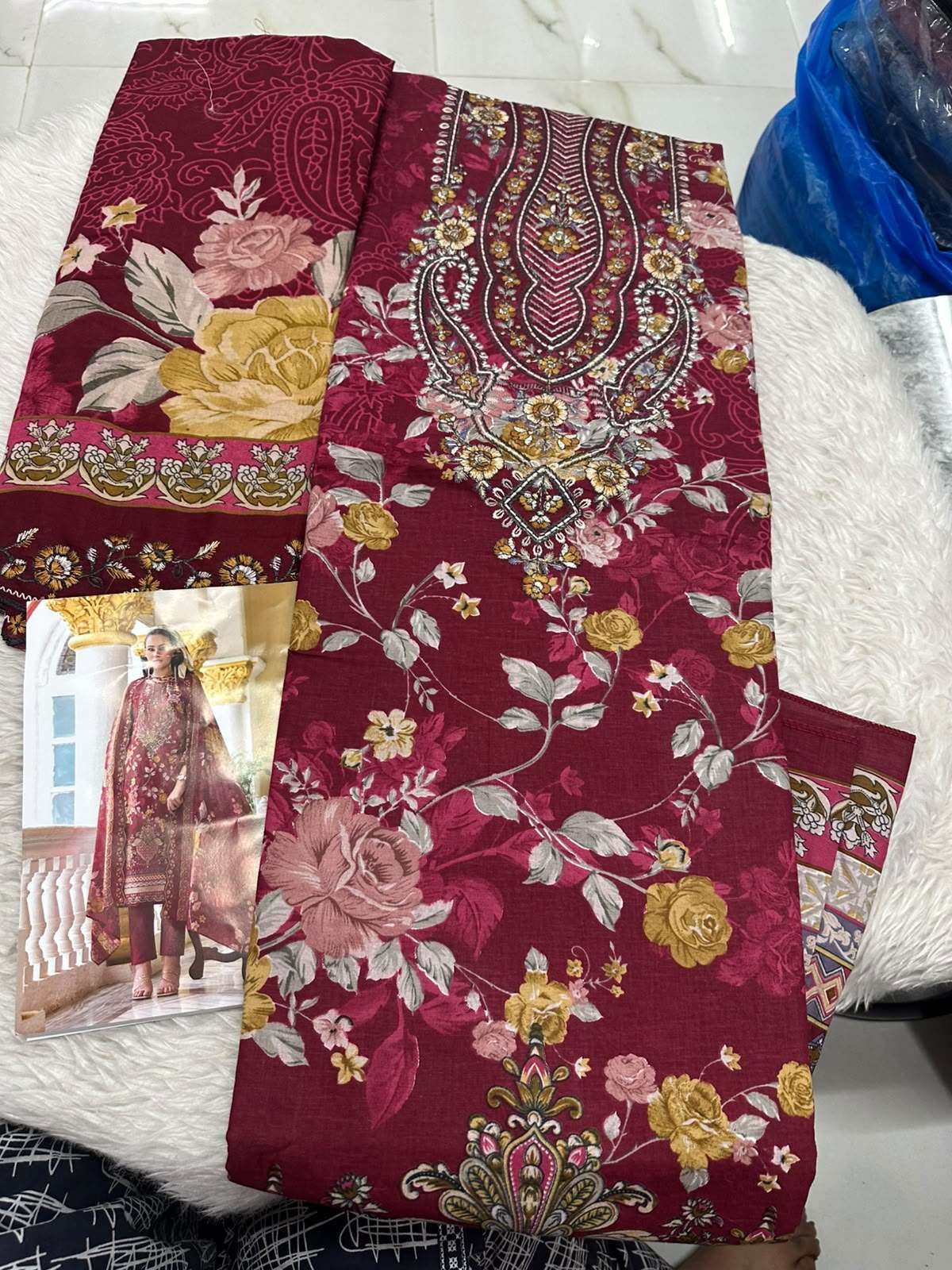 Falah Premium Cotton Colleciton Code - 50186 By Falah Designer Suits - 07