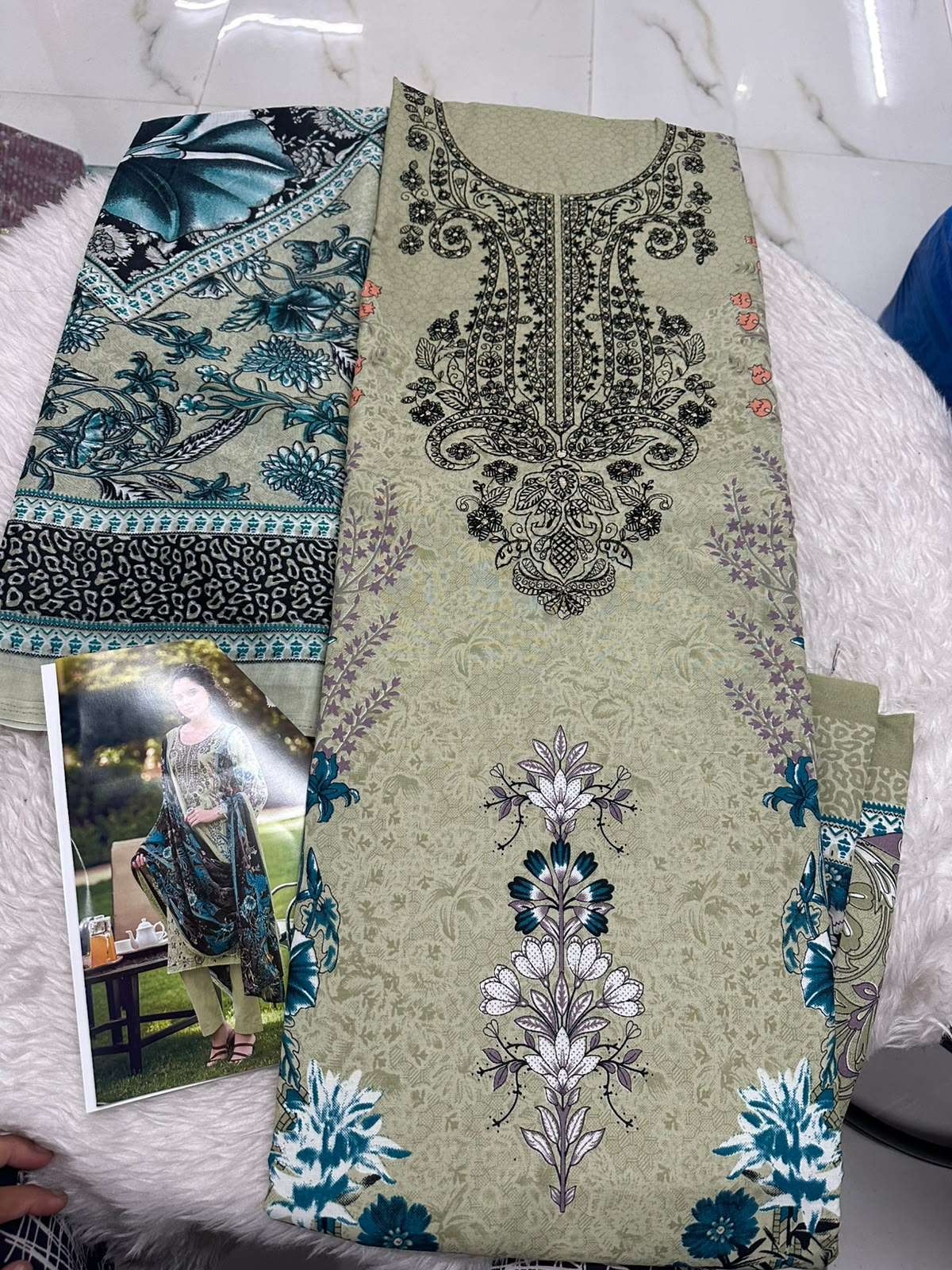 Falah Premium Cotton Colleciton Code - 50187 By Falah Designer Suits - 05
