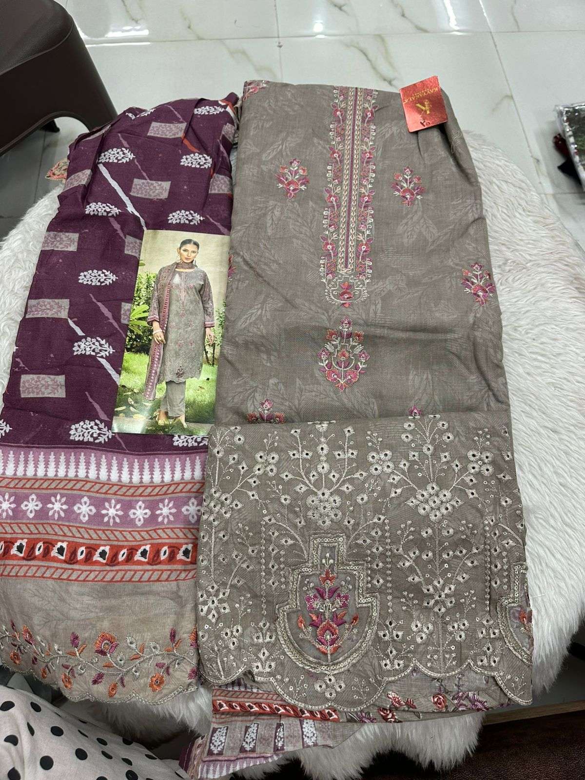 Falah Premium Cotton Collection Code - 50157 By Falah Designer Suits - 01