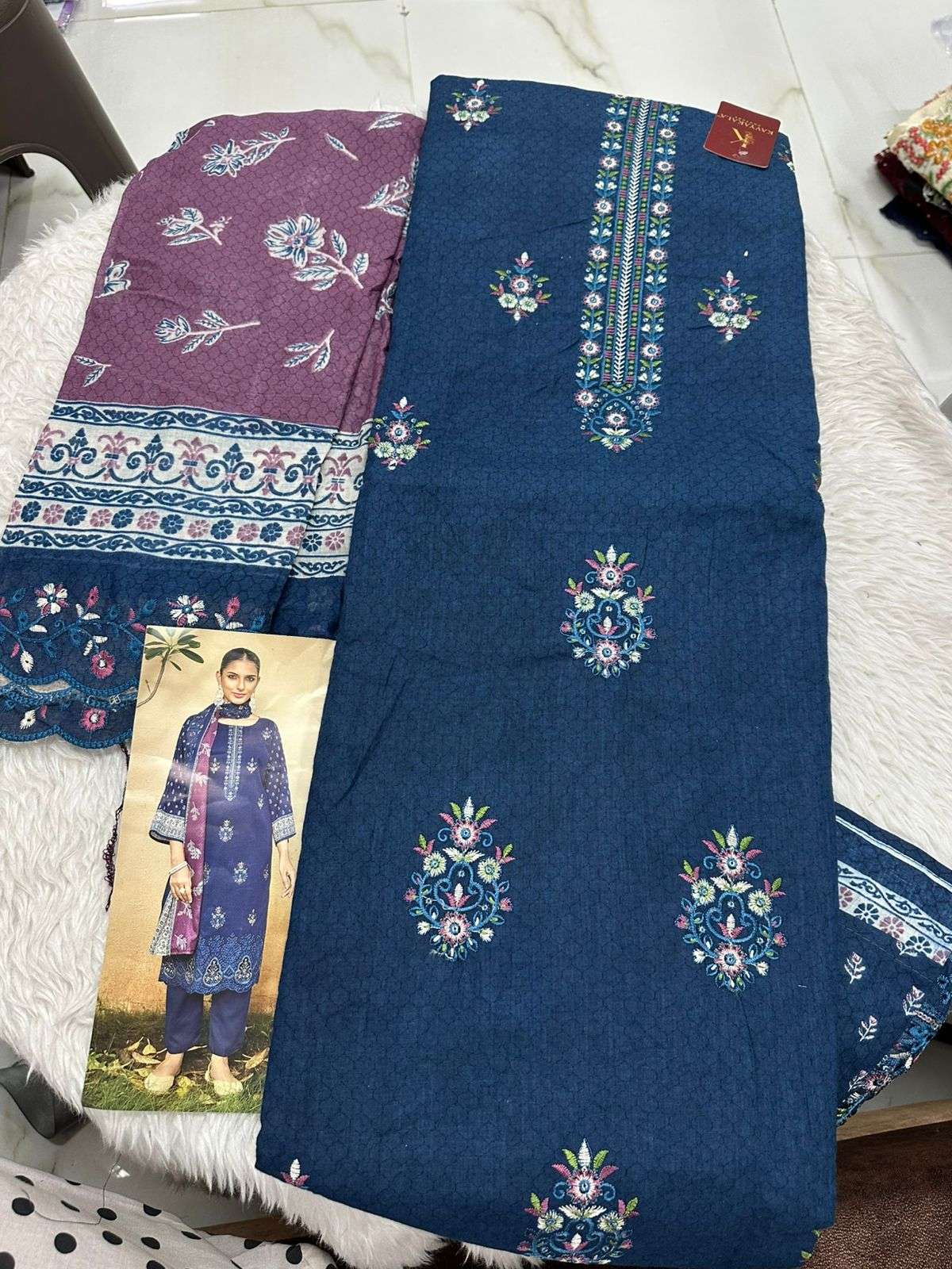 Falah Premium Cotton Collection Code - 50157 By Falah Designer Suits - 02