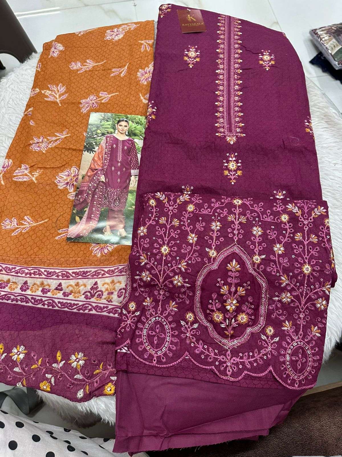 Falah Premium Cotton Collection Code - 50157 By Falah Designer Suits - 05