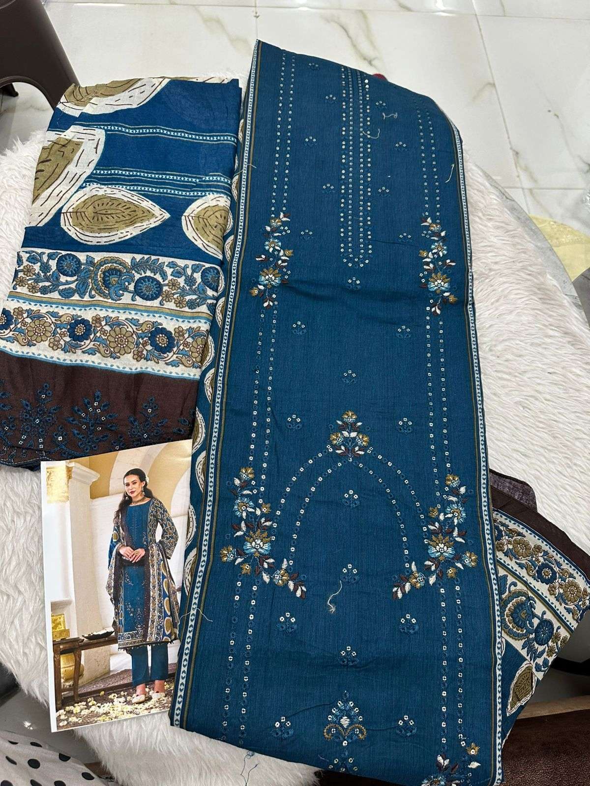 Falah Premium Cotton Collection Code - 50158 By Falah Designer Suits - 03