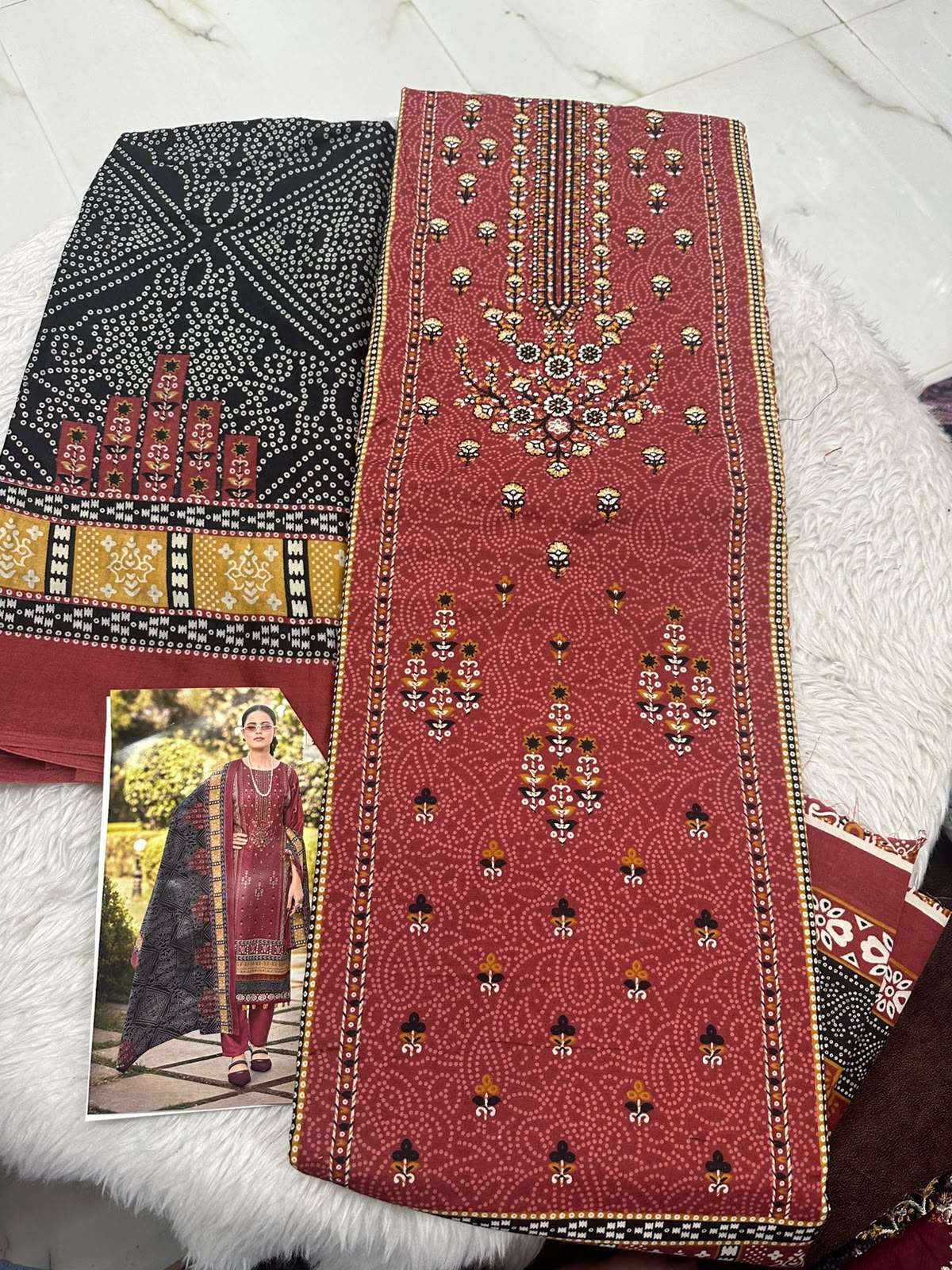 Falah Premium Cotton Collection Code - 50171 By Falah Designer Suits - 01