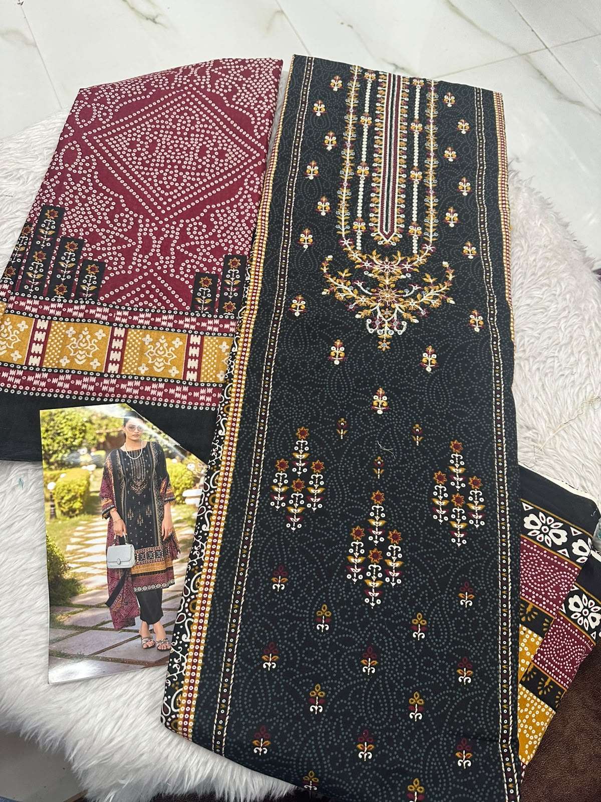 Falah Premium Cotton Collection Code - 50171 By Falah Designer Suits - 05