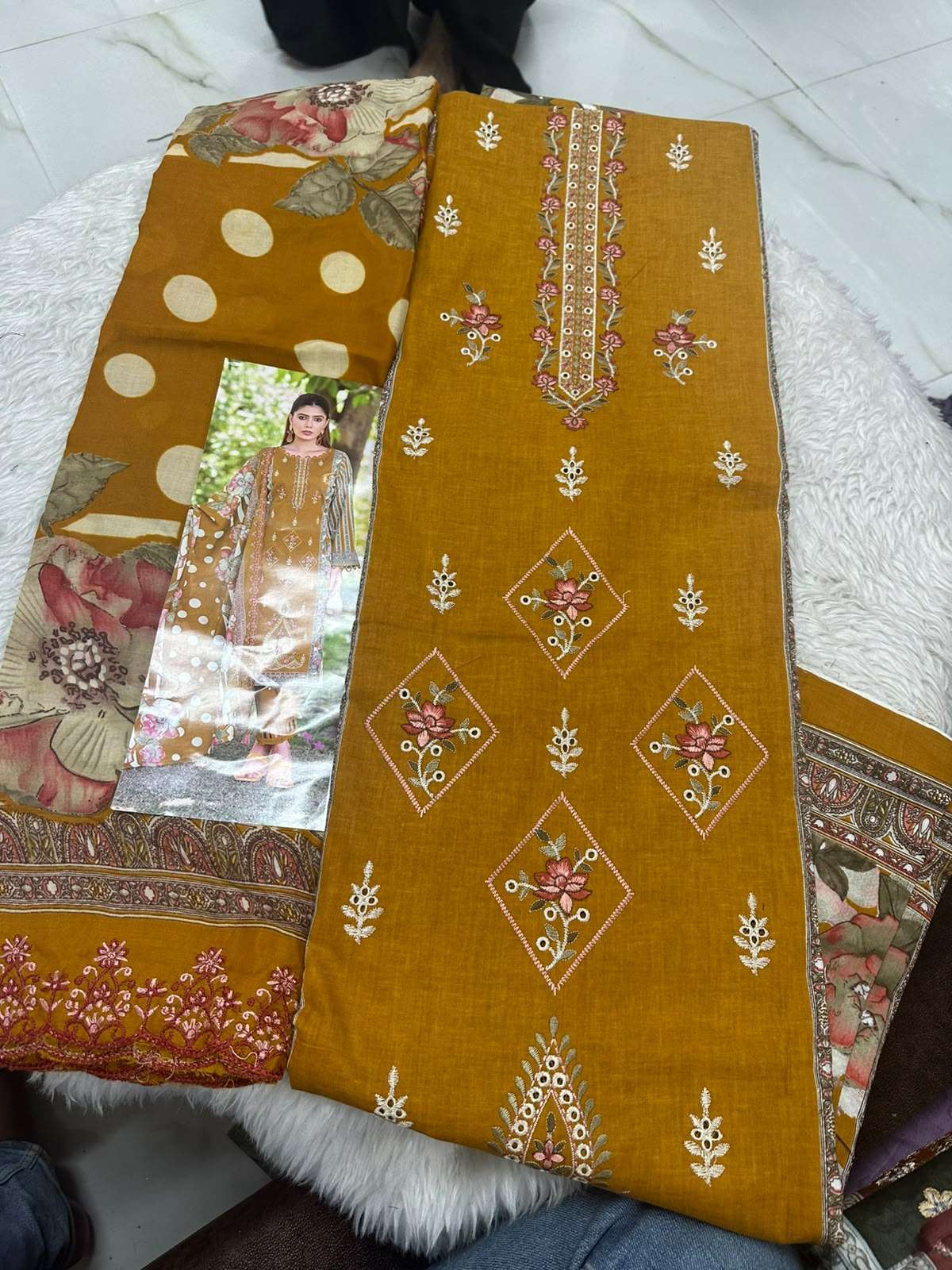Falah Premium Cotton Collection Code - 50173 By Falah Designer Suits - 02