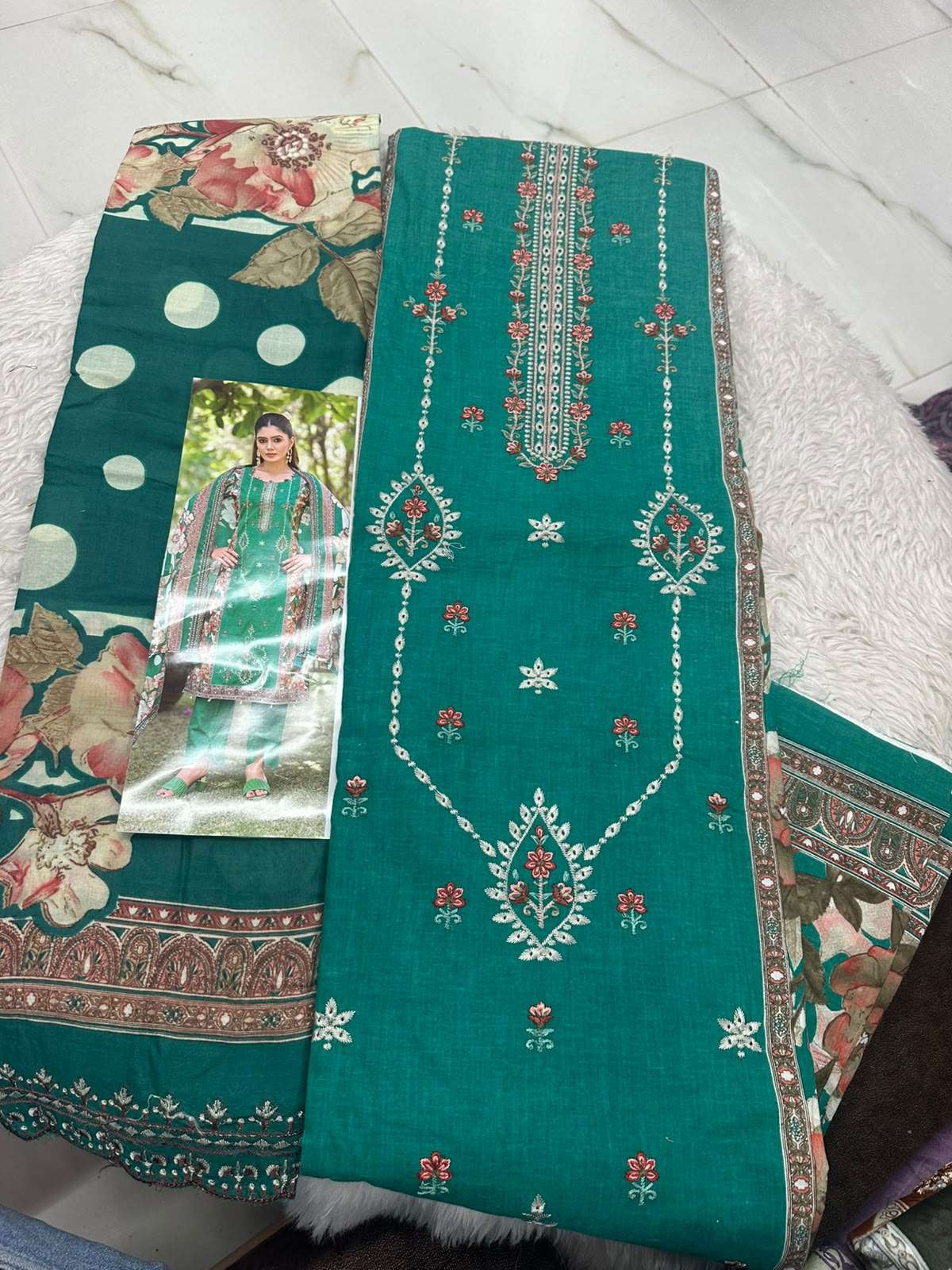 Falah Premium Cotton Collection Code - 50173 By Falah Designer Suits - 03