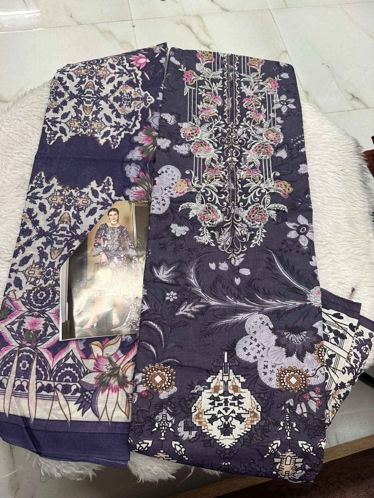 Falah Premium Cotton Collection Code - 50175 By Falah Designer Suits - 03