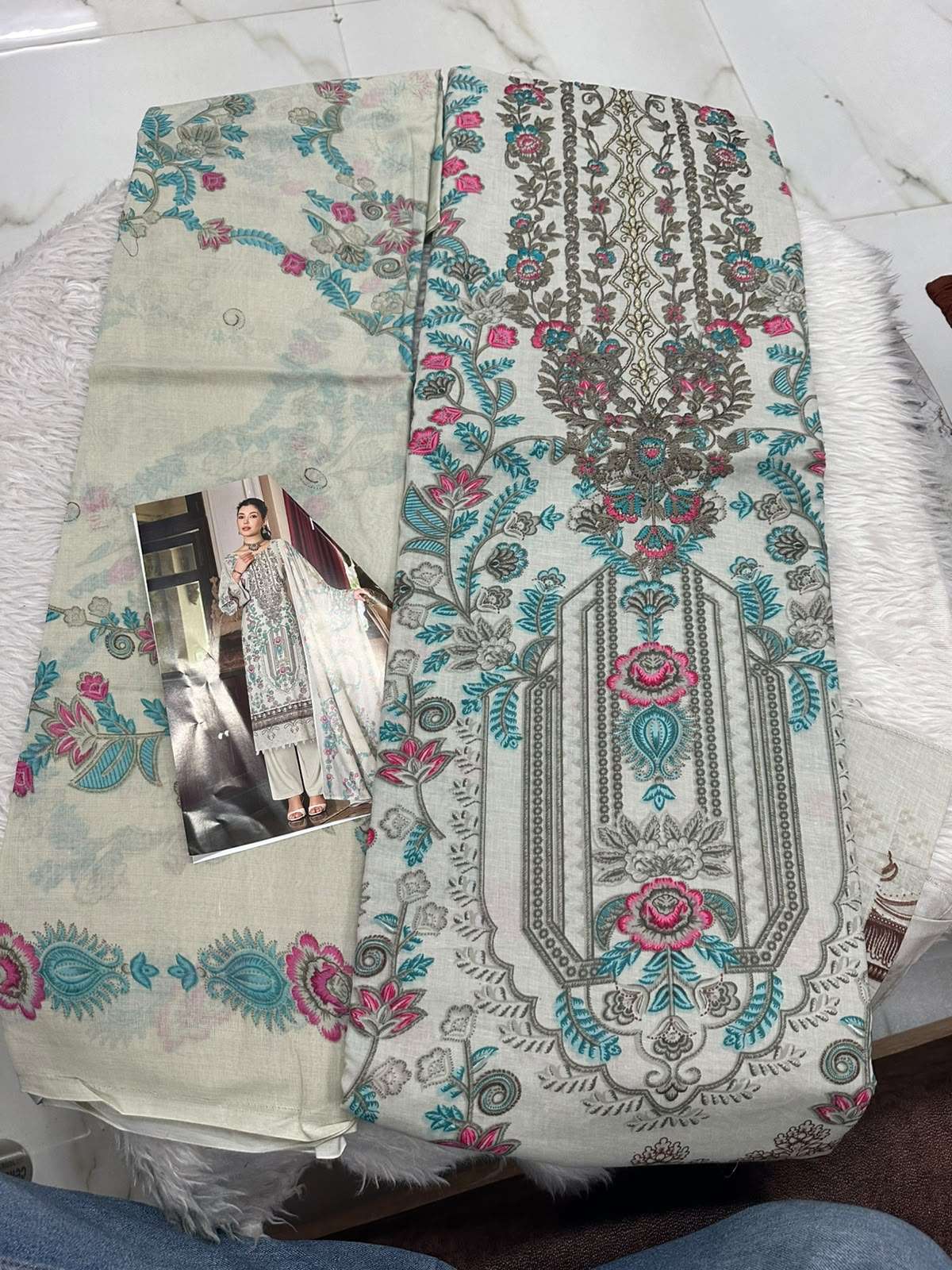 Falah Premium Cotton Collection Code - 50175 By Falah Designer Suits - 05
