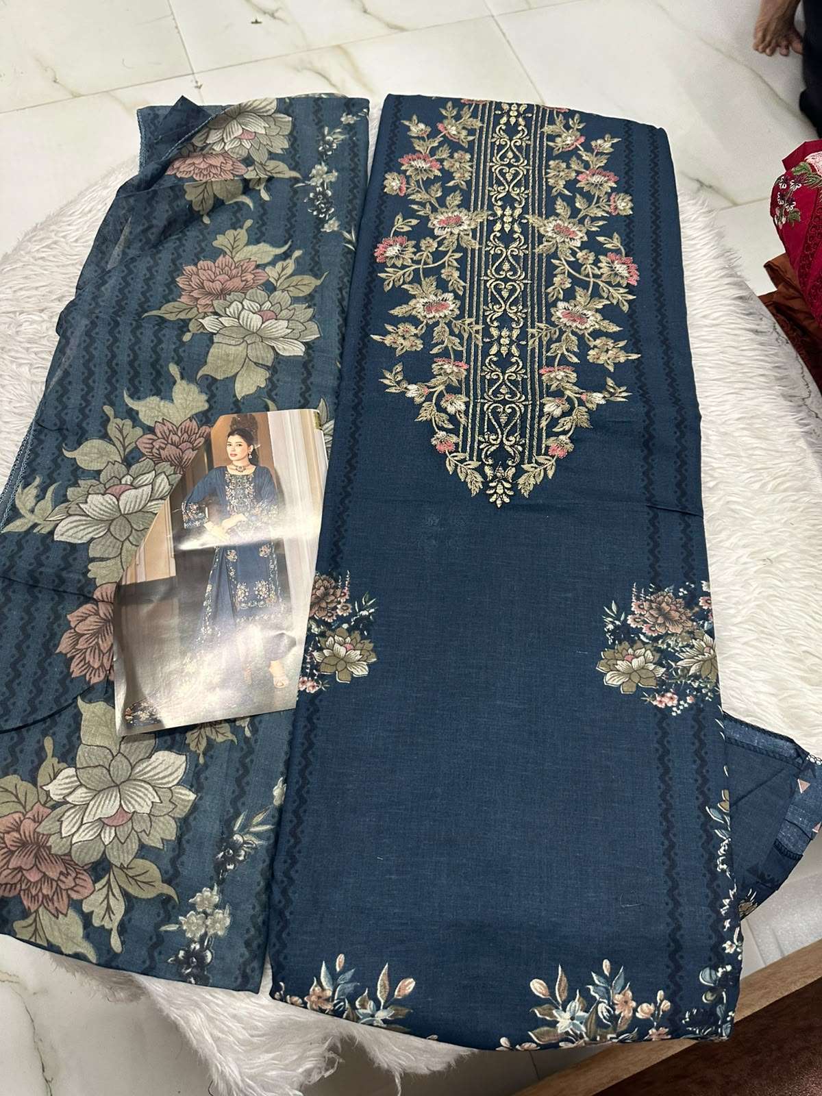 Falah Premium Cotton Collection Code - 50175 By Falah Designer Suits - 06
