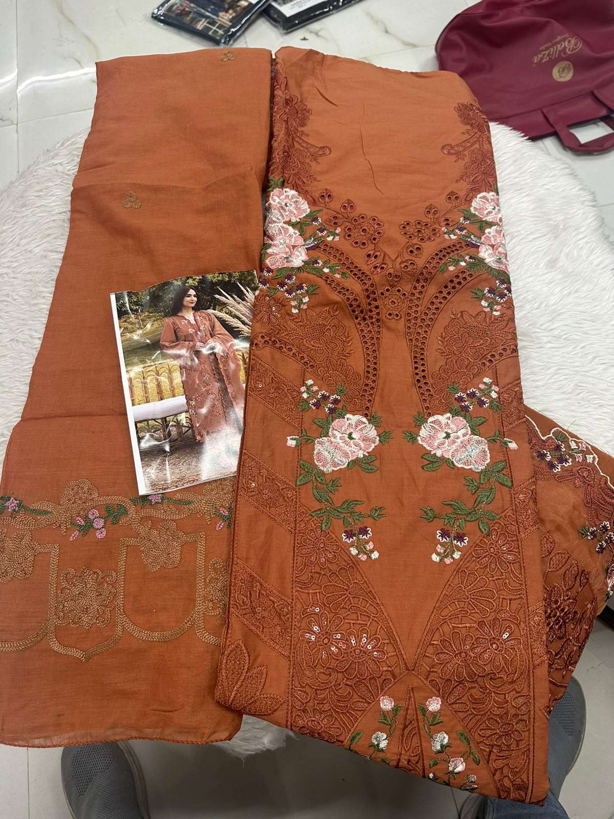 Falah Premium Cotton Collection Code - 50176 By Falah Designer Suits - 01
