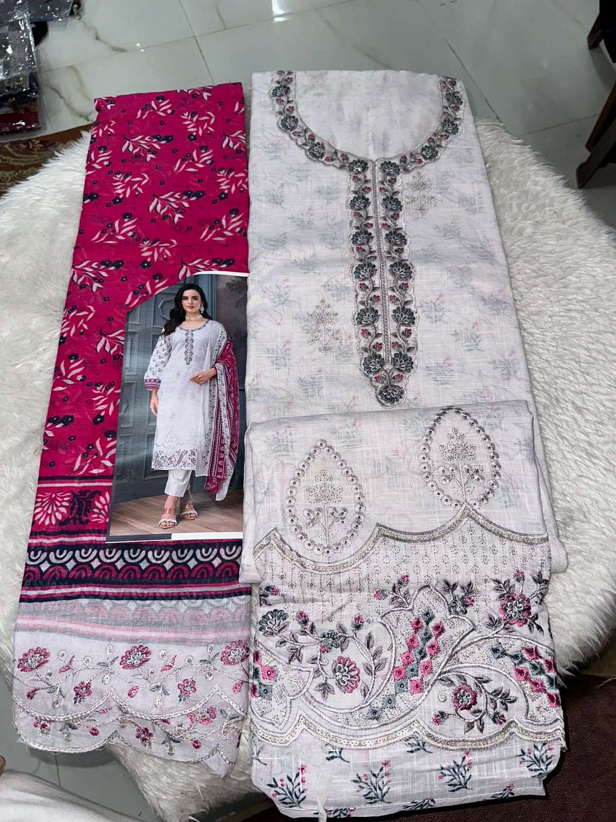 Falah Premium Cotton Collection Code - 50178 By Falah Designer Suits - 03