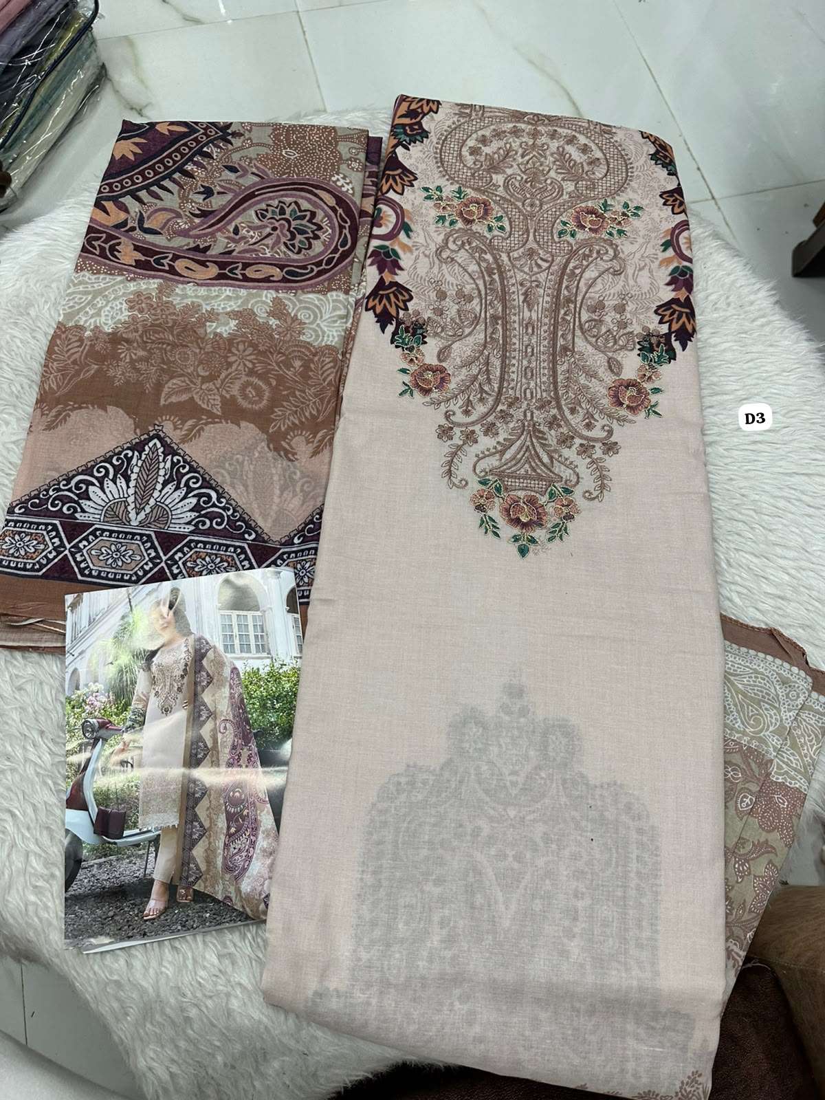 Falah Premium Cotton Collection Code - 50179 By Falah Designer Suits - 02