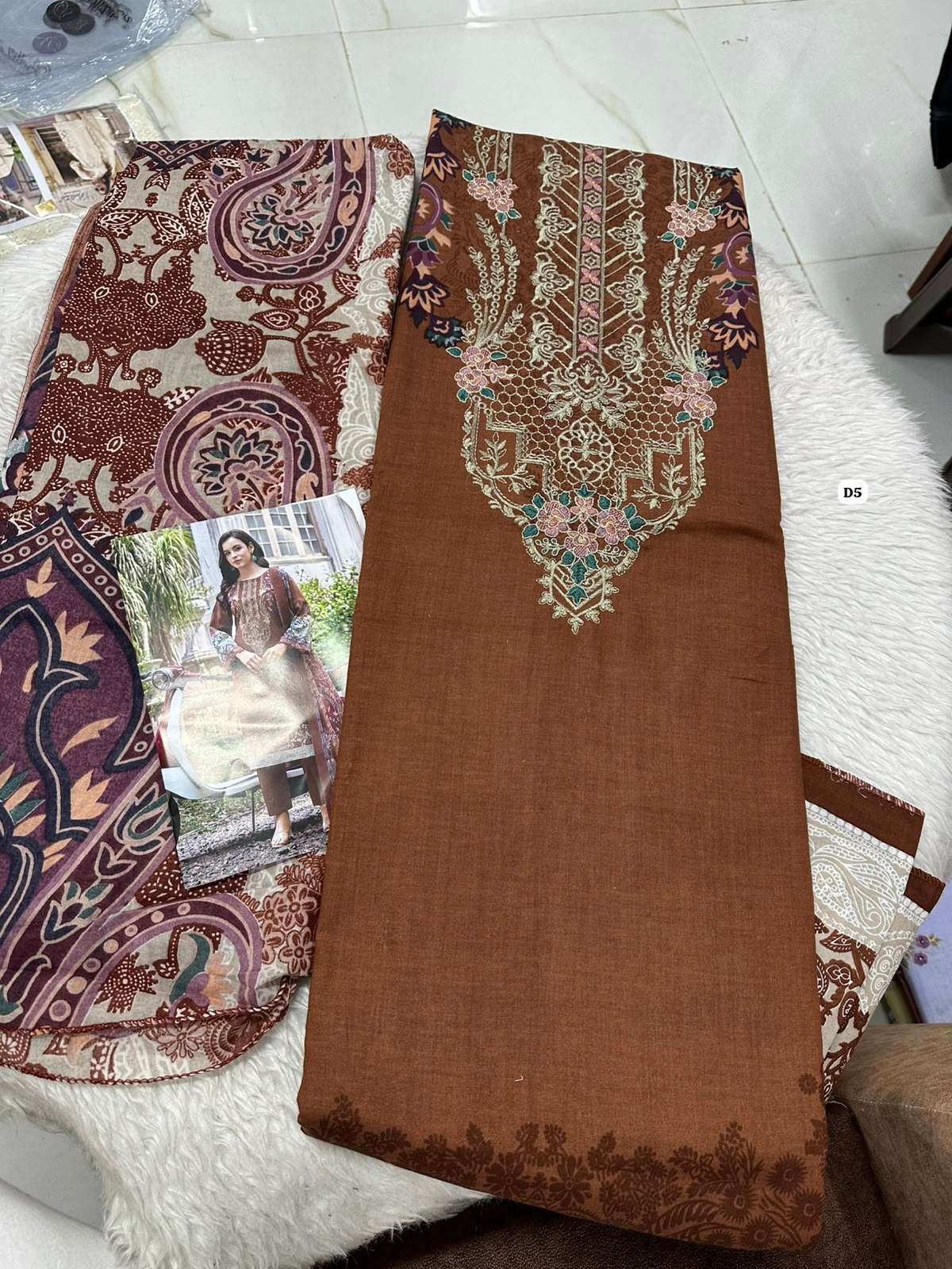 Falah Premium Cotton Collection Code - 50179 By Falah Designer Suits - 04
