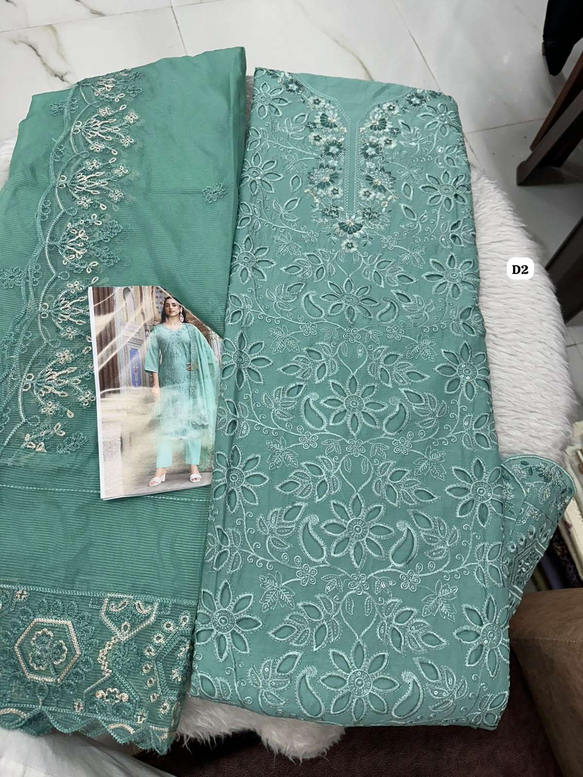 Falah Premium Cotton Collection Code - 50180 By Falah Designer Suits - 06