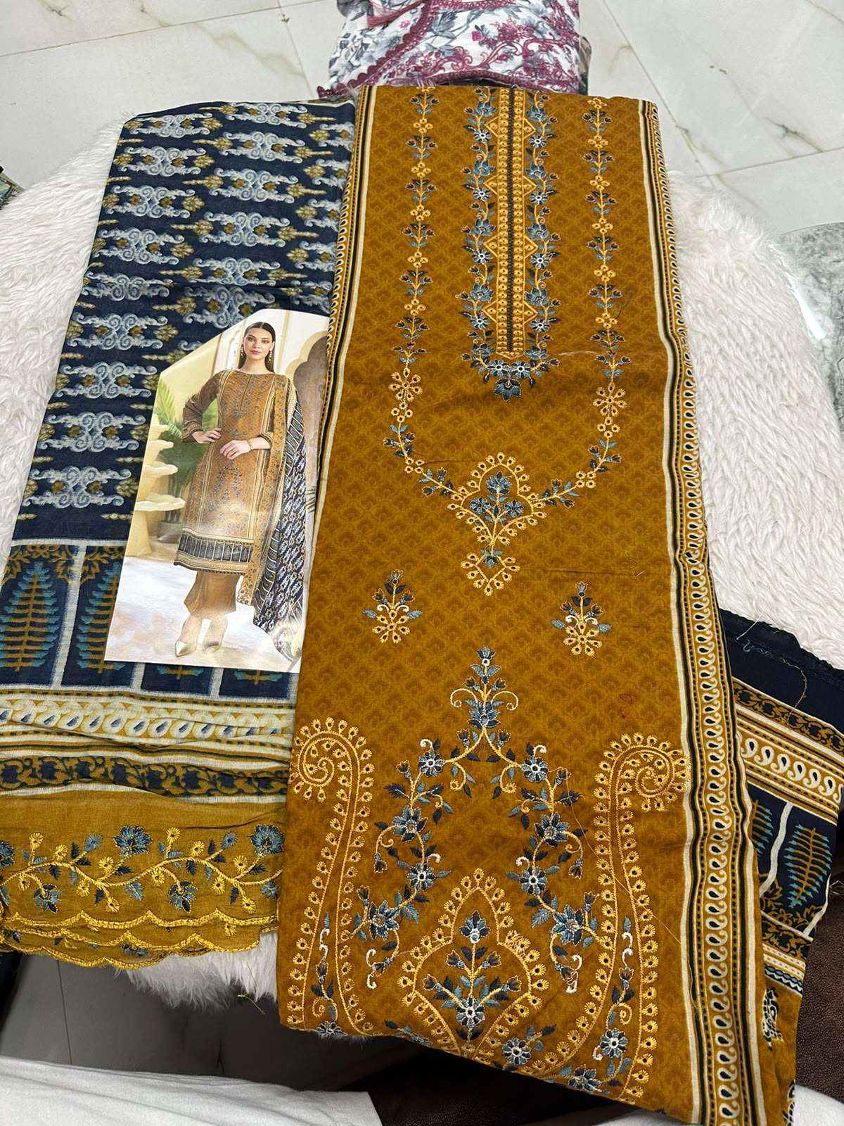 Falah Premium Cotton Collection Code - 50181 By Falah Designer Suits - 04