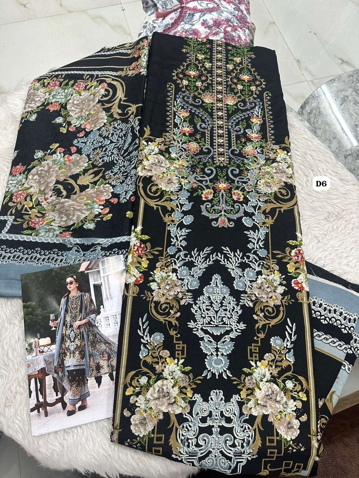 Falah Premium Cotton Collection Code - 50182 By Falah Designer Suits - 01