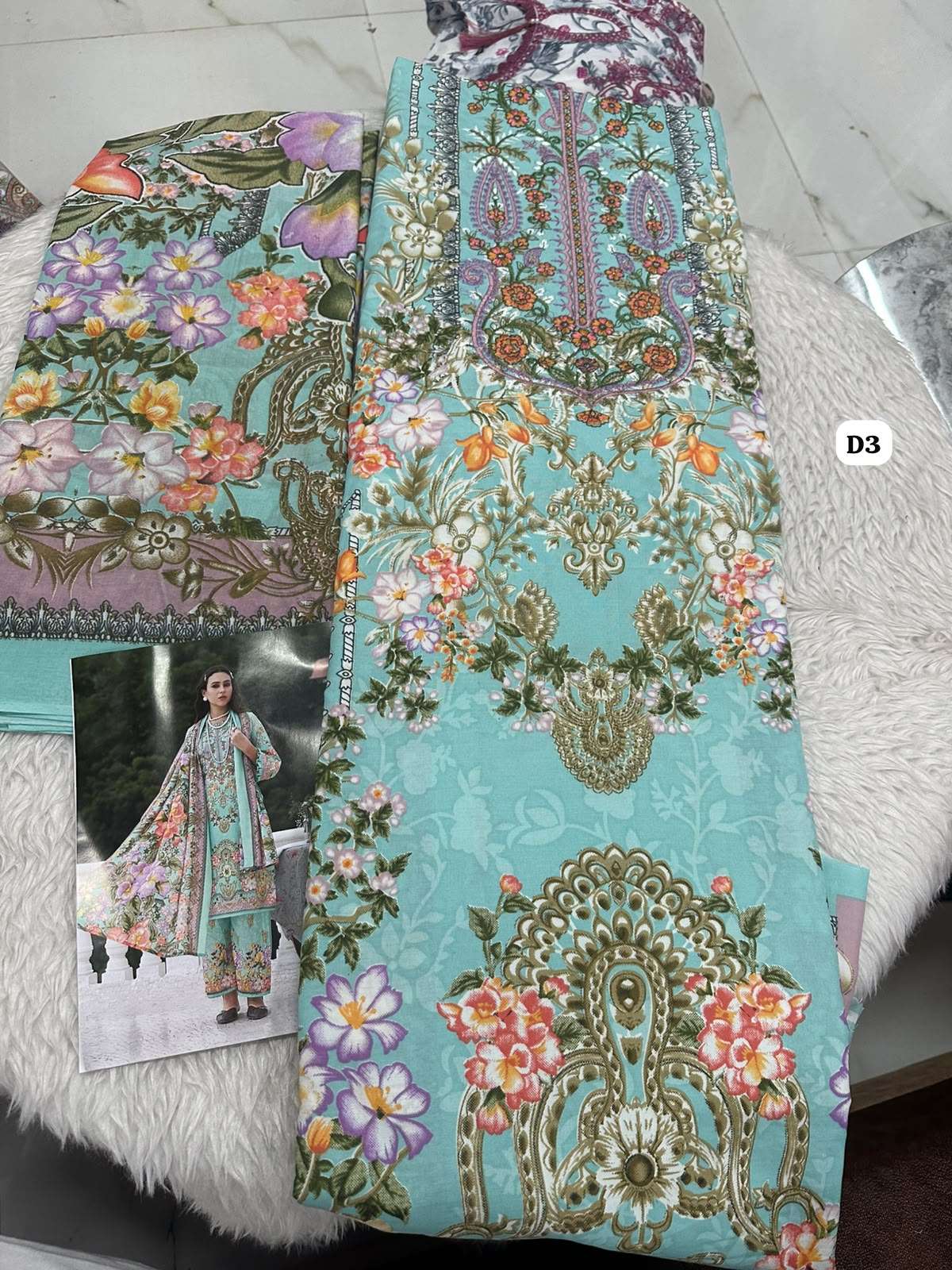 Falah Premium Cotton Collection Code - 50182 By Falah Designer Suits - 06