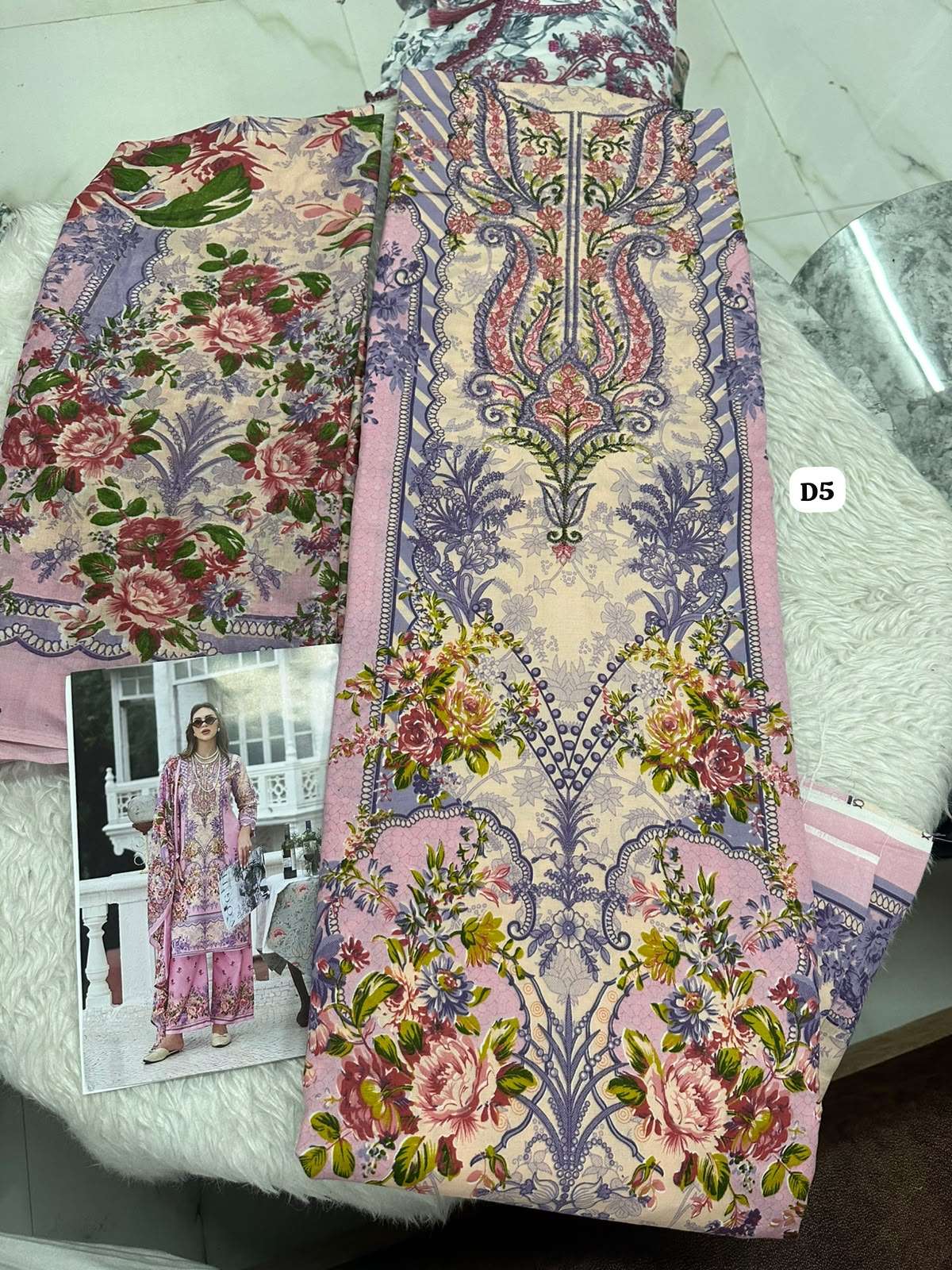 Falah Premium Cotton Collection Code - 50182 By Falah Designer Suits - 08