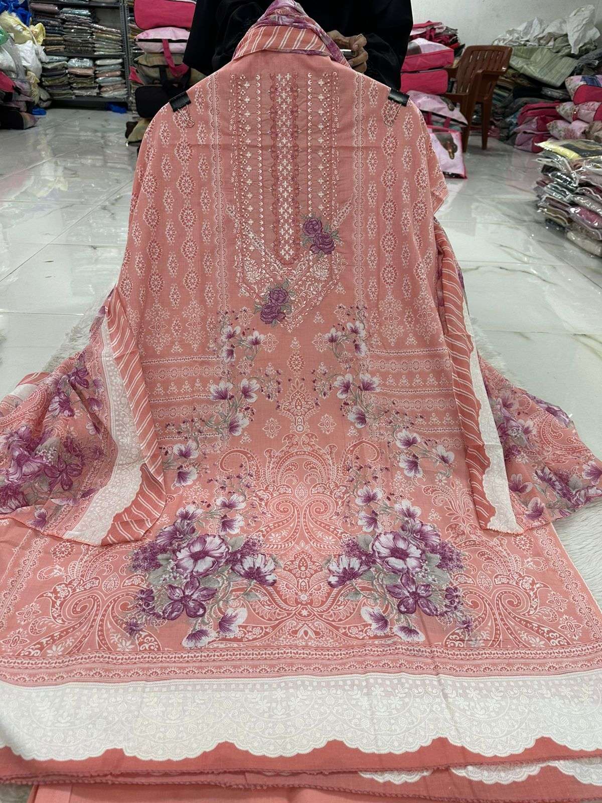 Falah Premium Cotton Collection Code - NOP65 By Falah Designer Suits - 01