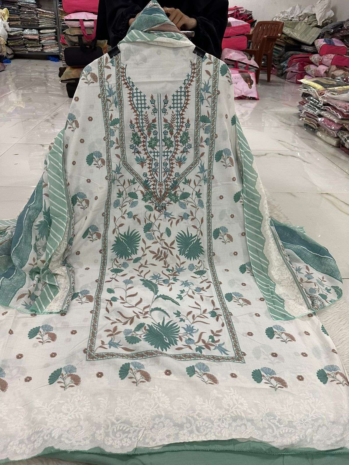 Falah Premium Cotton Collection Code - NOP65 By Falah Designer Suits - 08