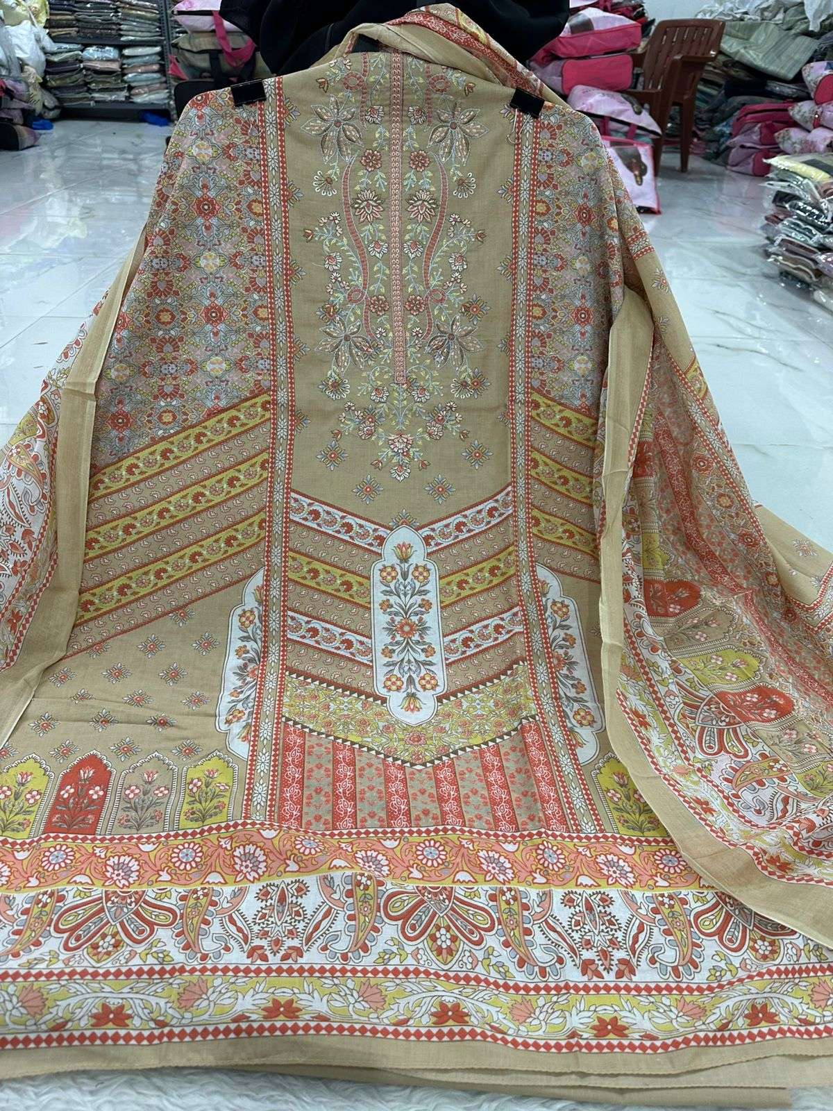 Falah Premium Cotton Collection Code - NOP65 By Falah Designer Suits - 09
