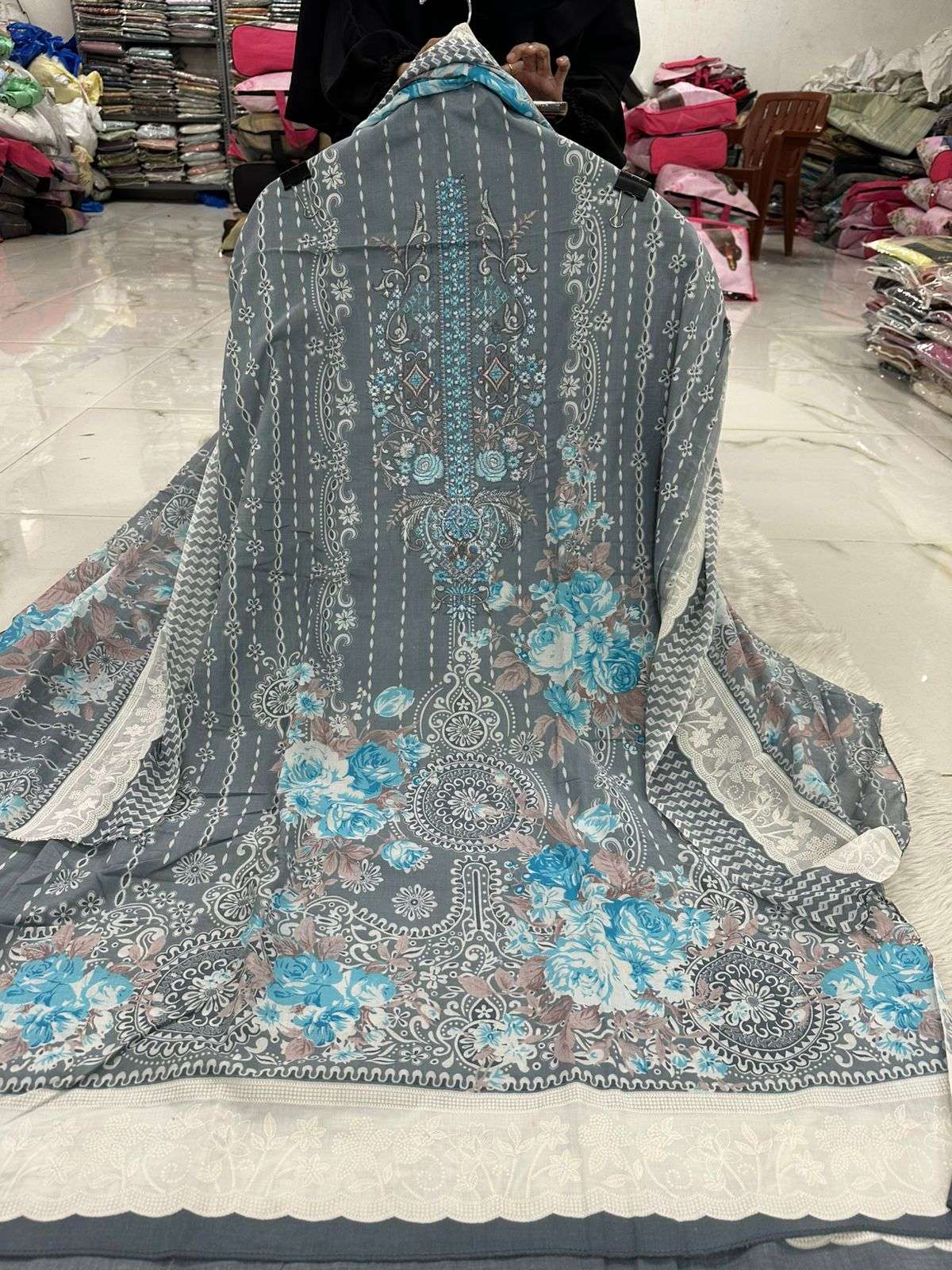 Falah Premium Cotton Collection Code - NOP65 By Falah Designer Suits - 14