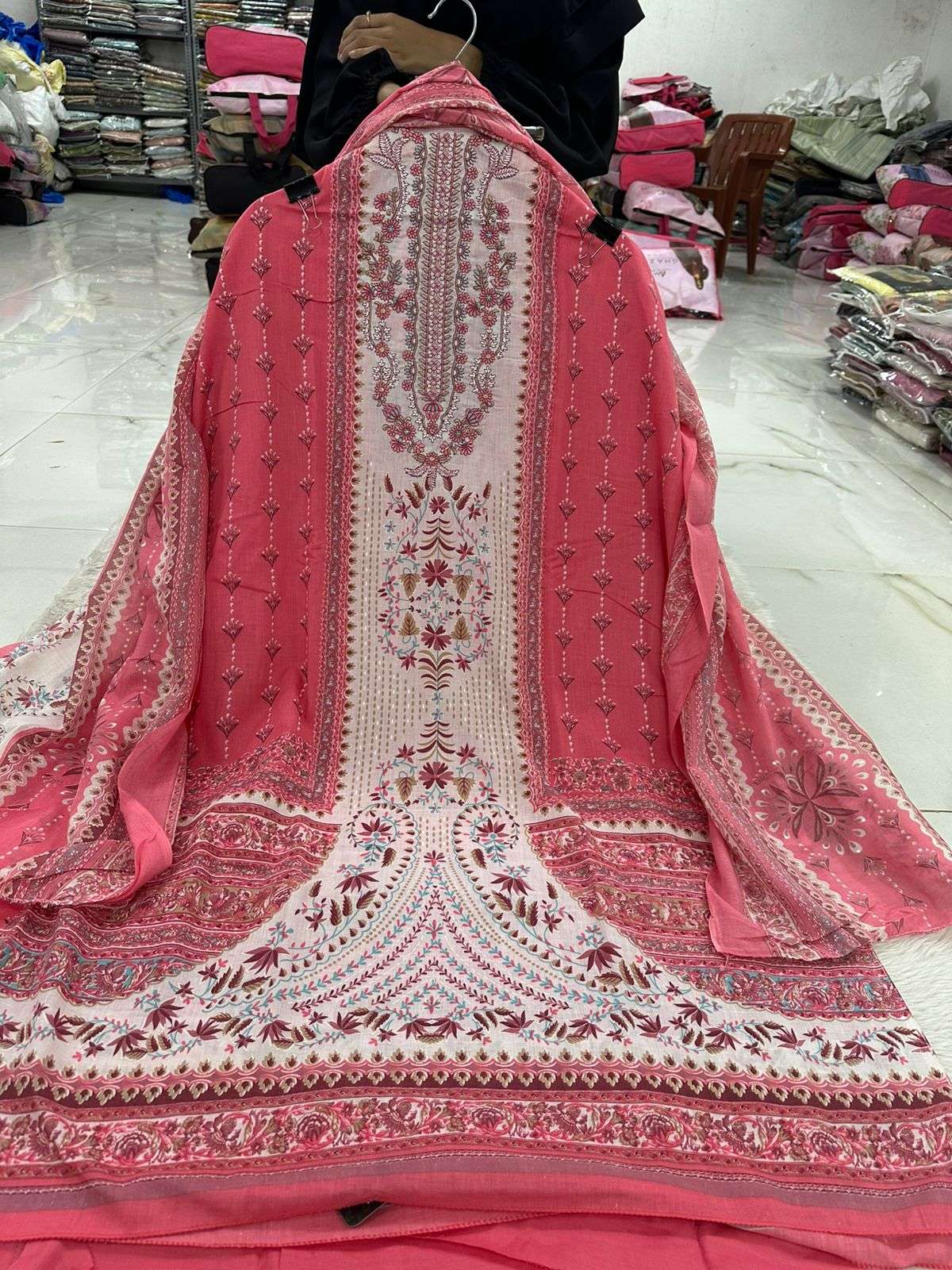 Falah Premium Cotton Collection Code - NOP65 By Falah Designer Suits - 17