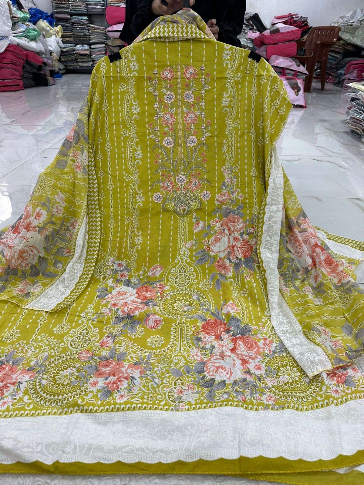 Falah Premium Cotton Collection Code - NOP65 By Falah Designer Suits - 18