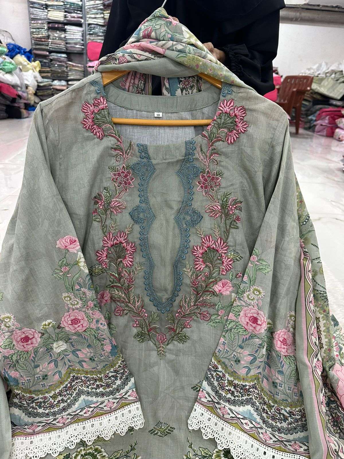 Falah Premium Cotton Collection Designs of Jade Bliss Code - RTW02 By Falah Designer Suits - 02