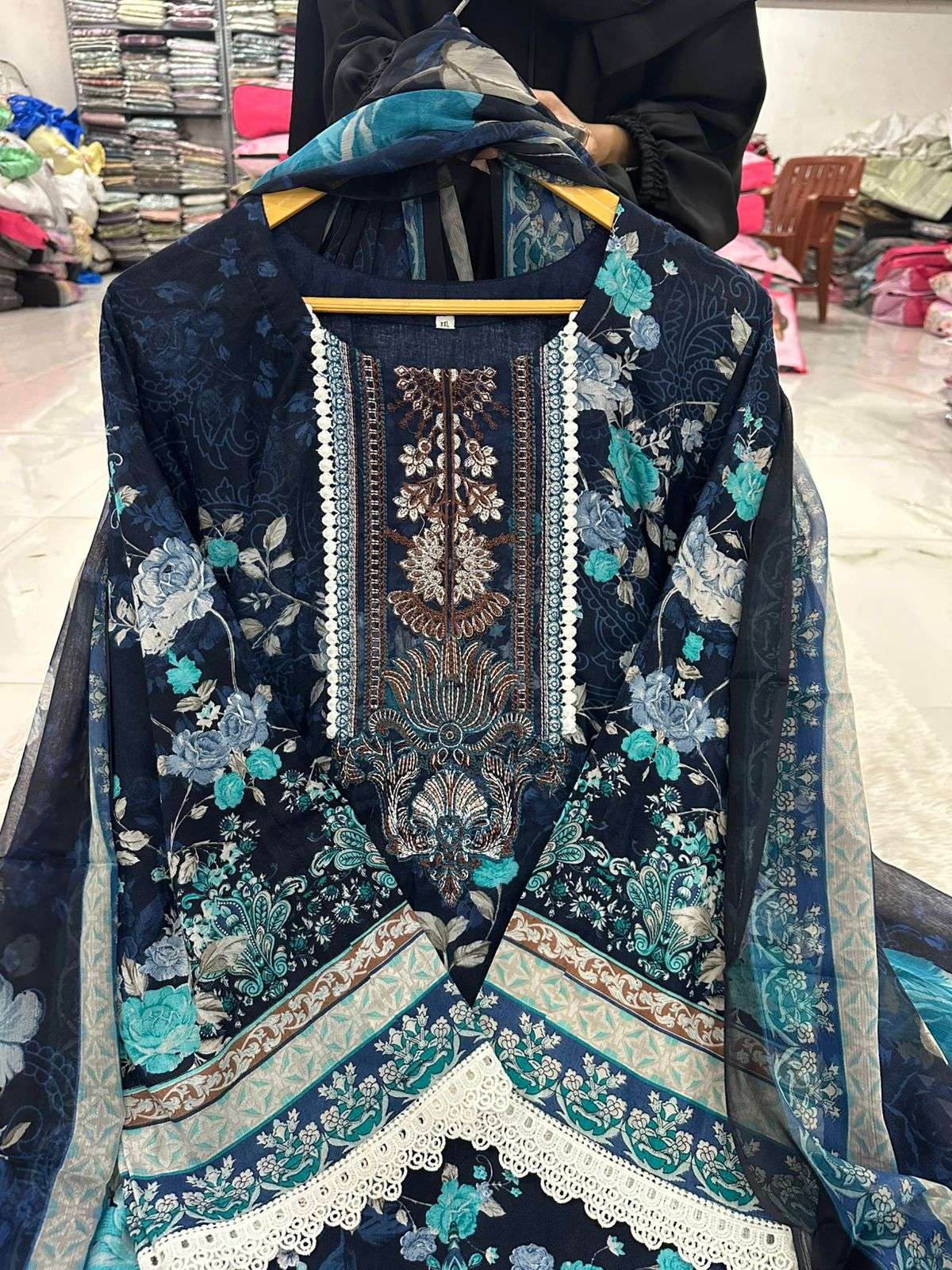 Falah Premium Cotton Collection Designs of Jade Bliss Code - RTW02 By Falah Designer Suits - 10