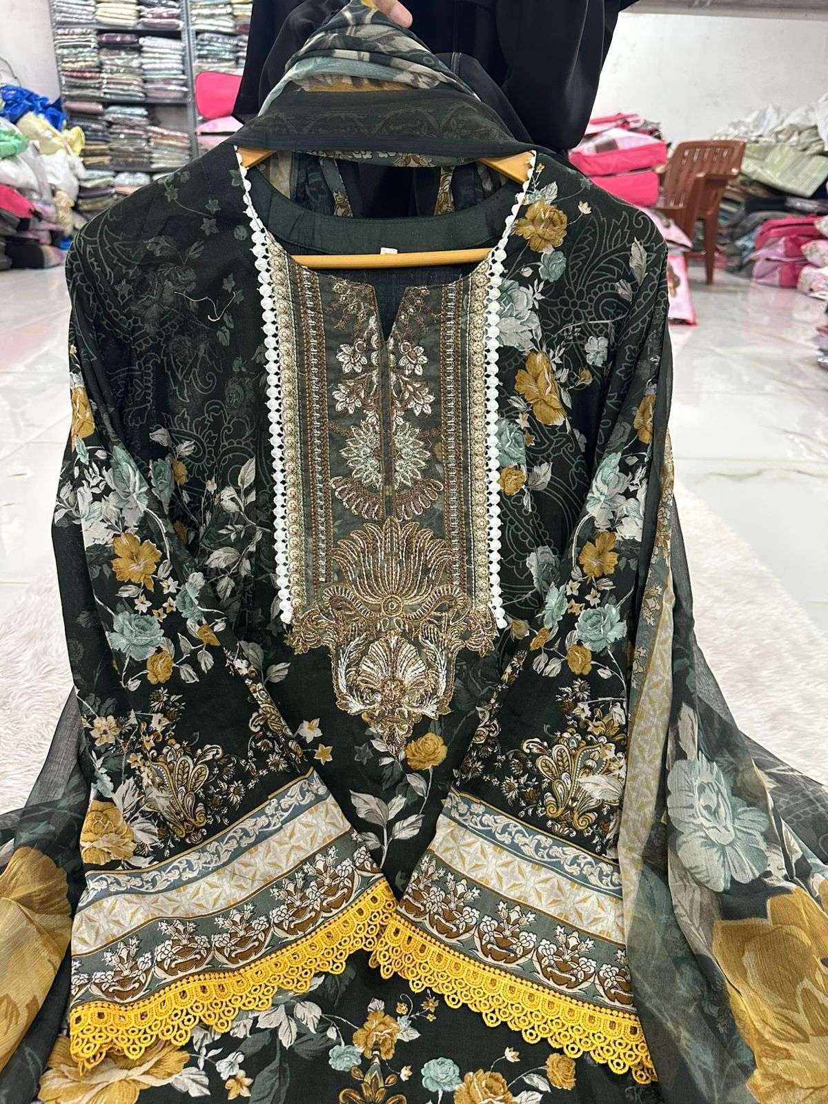 Falah Premium Cotton Collection Designs of Jade Bliss Code - RTW02 By Falah Designer Suits - 12