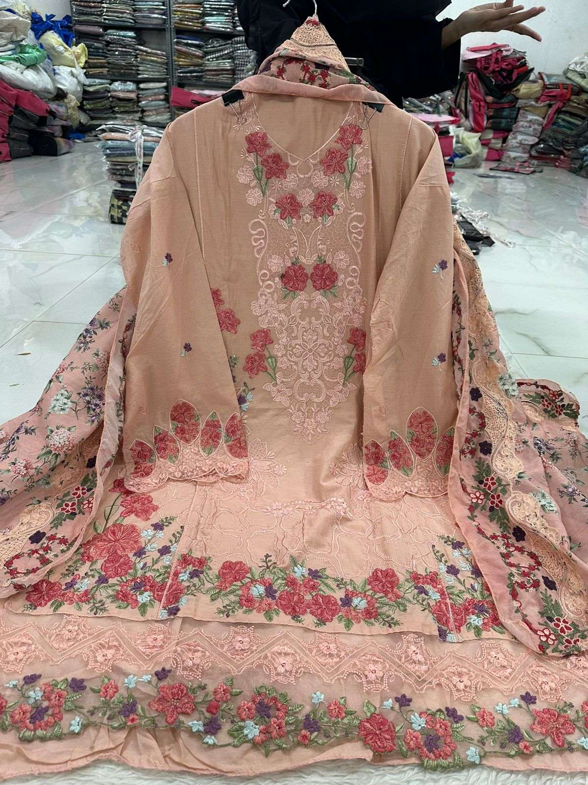 Falah Premium Party Wear Pure Cotton Collection Code - NOP60 By Falah Designer Suits - 14