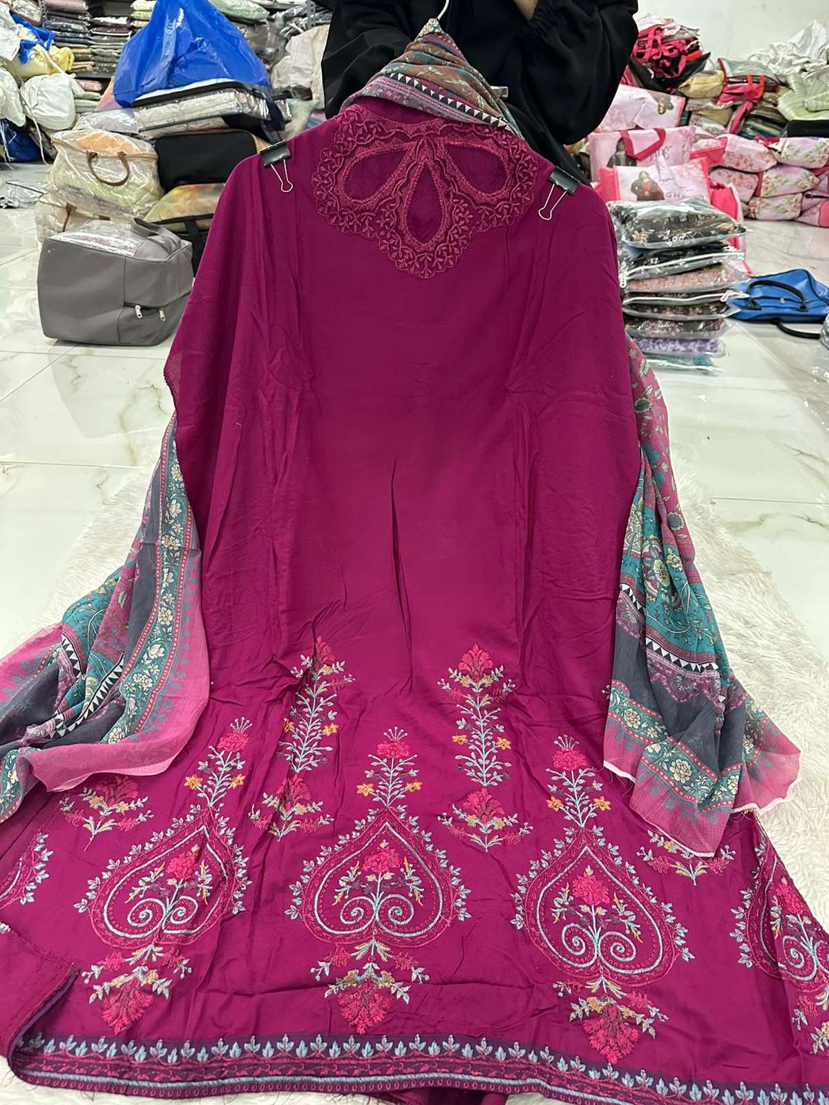 Falah Premium Party Wear Rayon Collection Code - NOP70 By Falah Designer Suits - 01 - 04