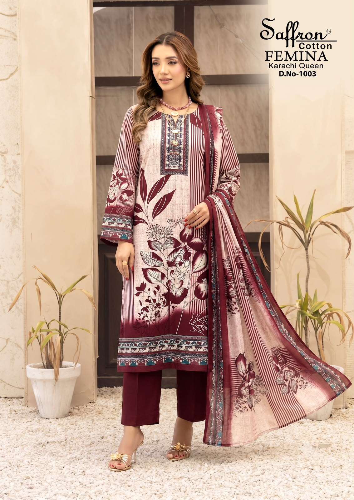 FEMINA KARACHI QUEEN VOL - 01 BY SAFFRON COTTON - 03