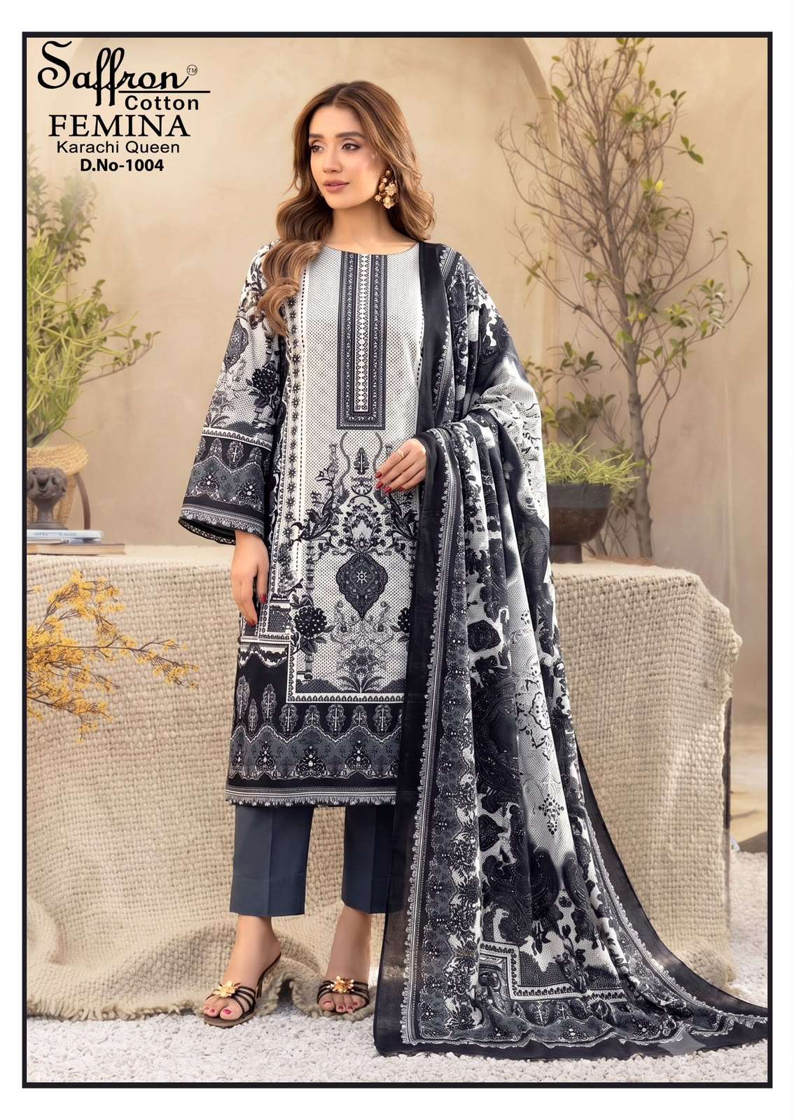 FEMINA KARACHI QUEEN VOL - 01 BY SAFFRON COTTON - 04