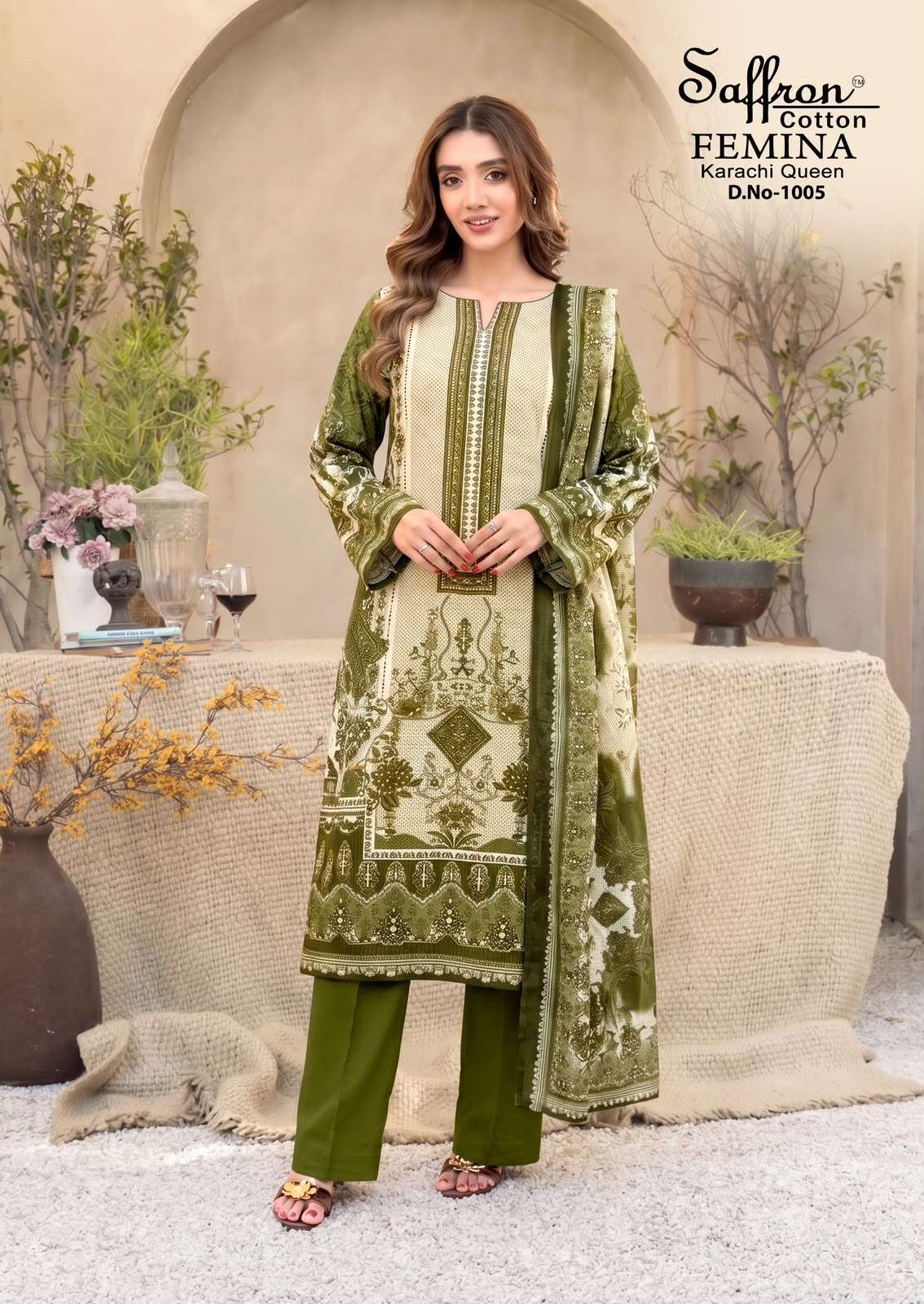 FEMINA KARACHI QUEEN VOL - 01 BY SAFFRON COTTON - 05