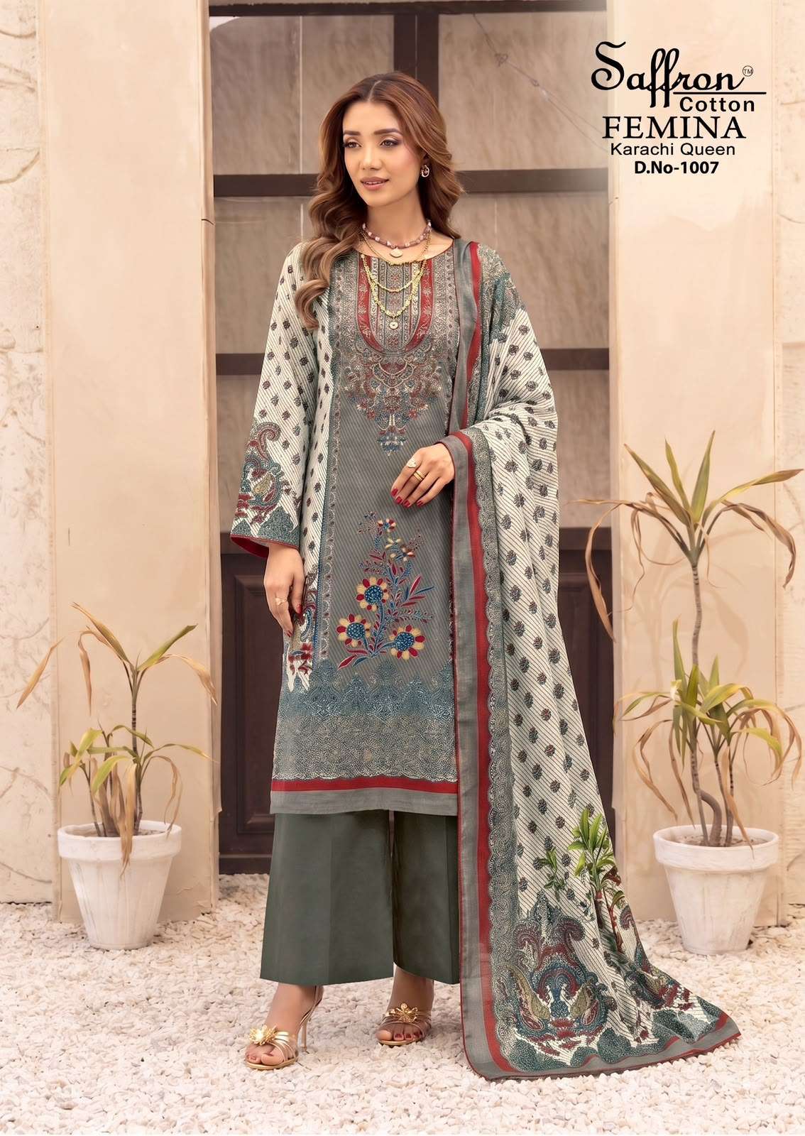 FEMINA KARACHI QUEEN VOL - 01 BY SAFFRON COTTON - 07